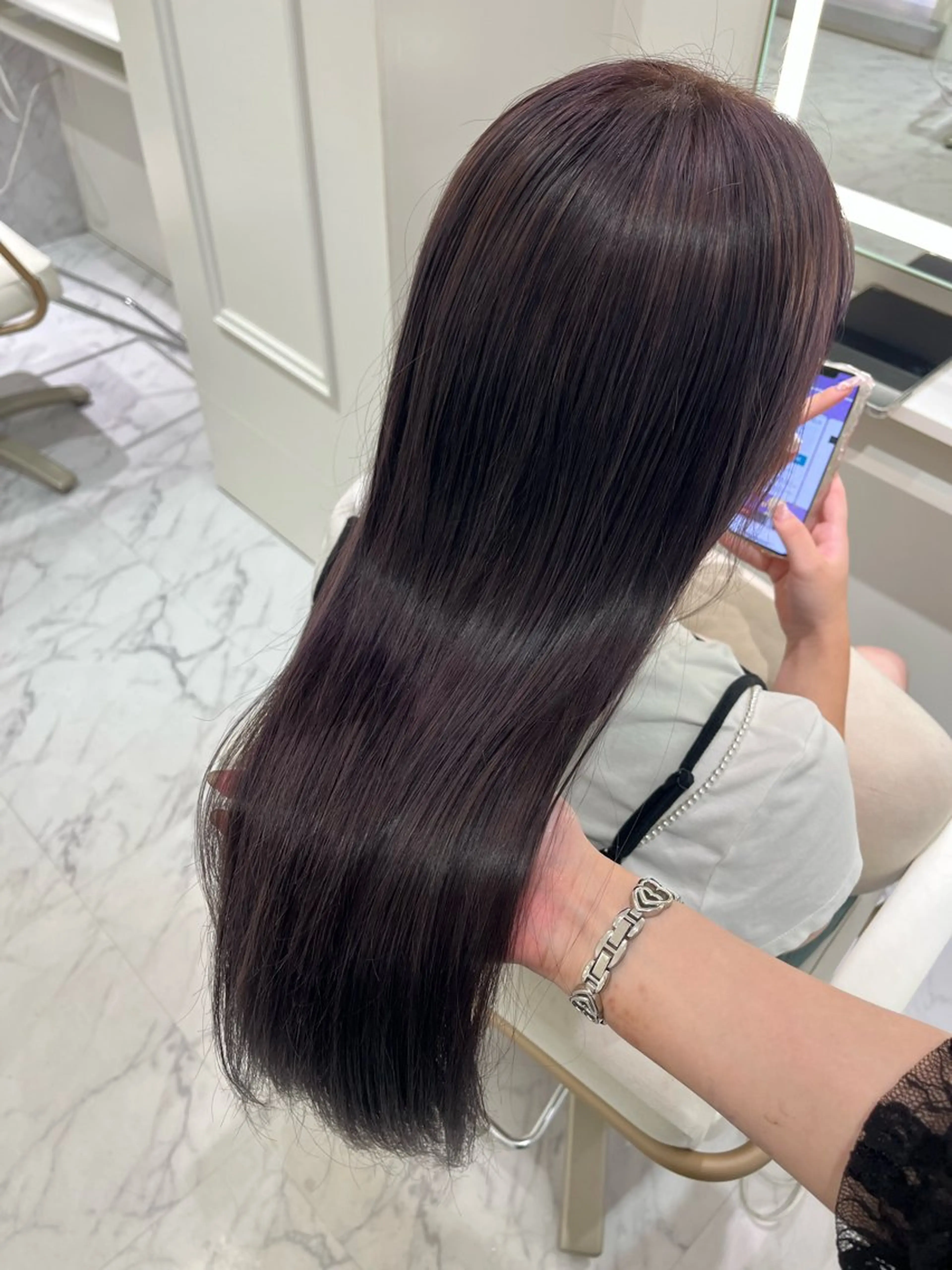 ロング ヘアカラー ParveMix /石田 佳澄🩶のヘアスタイル