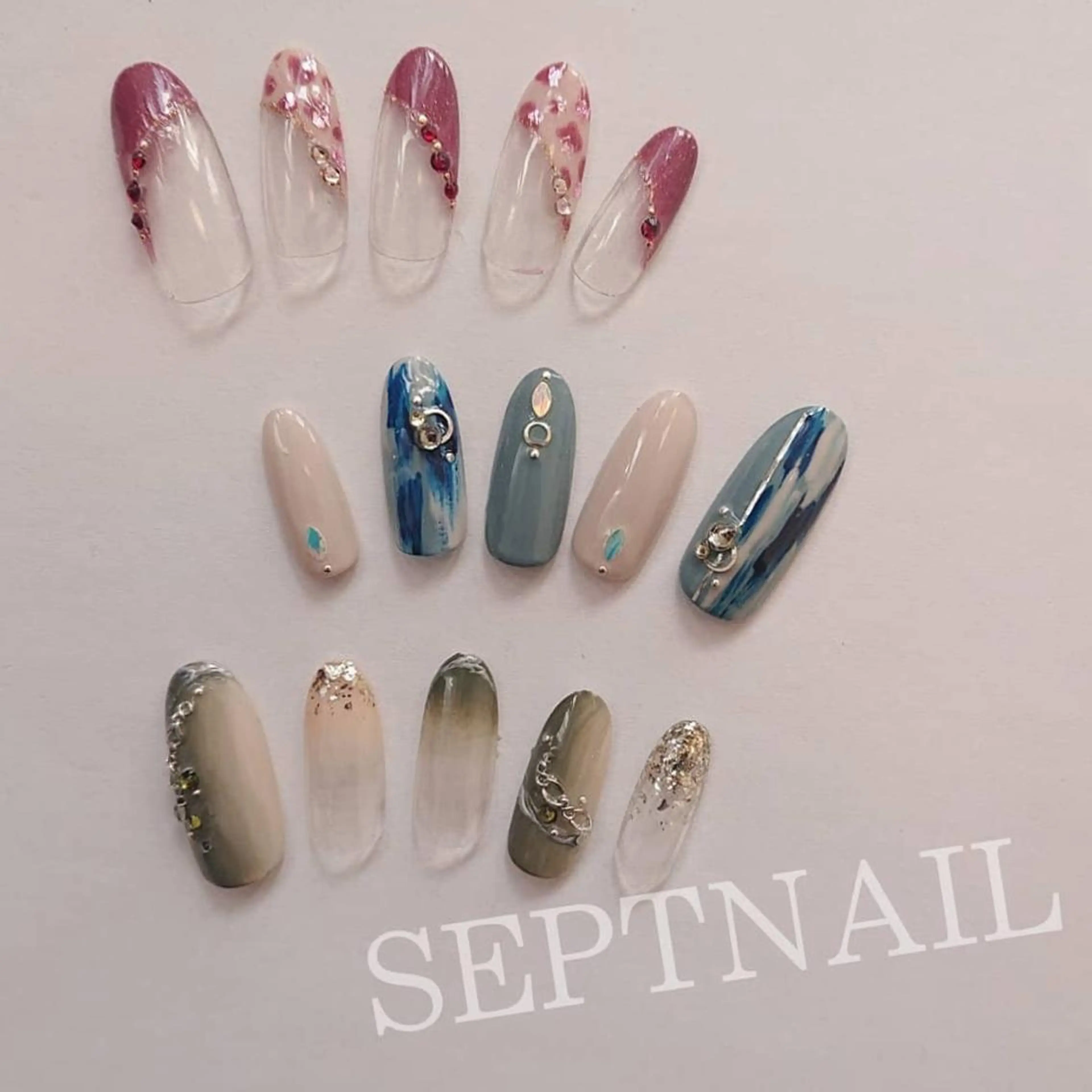 ネイル ハンドネイル SEPTNAIL 中澤のネイルデザイン