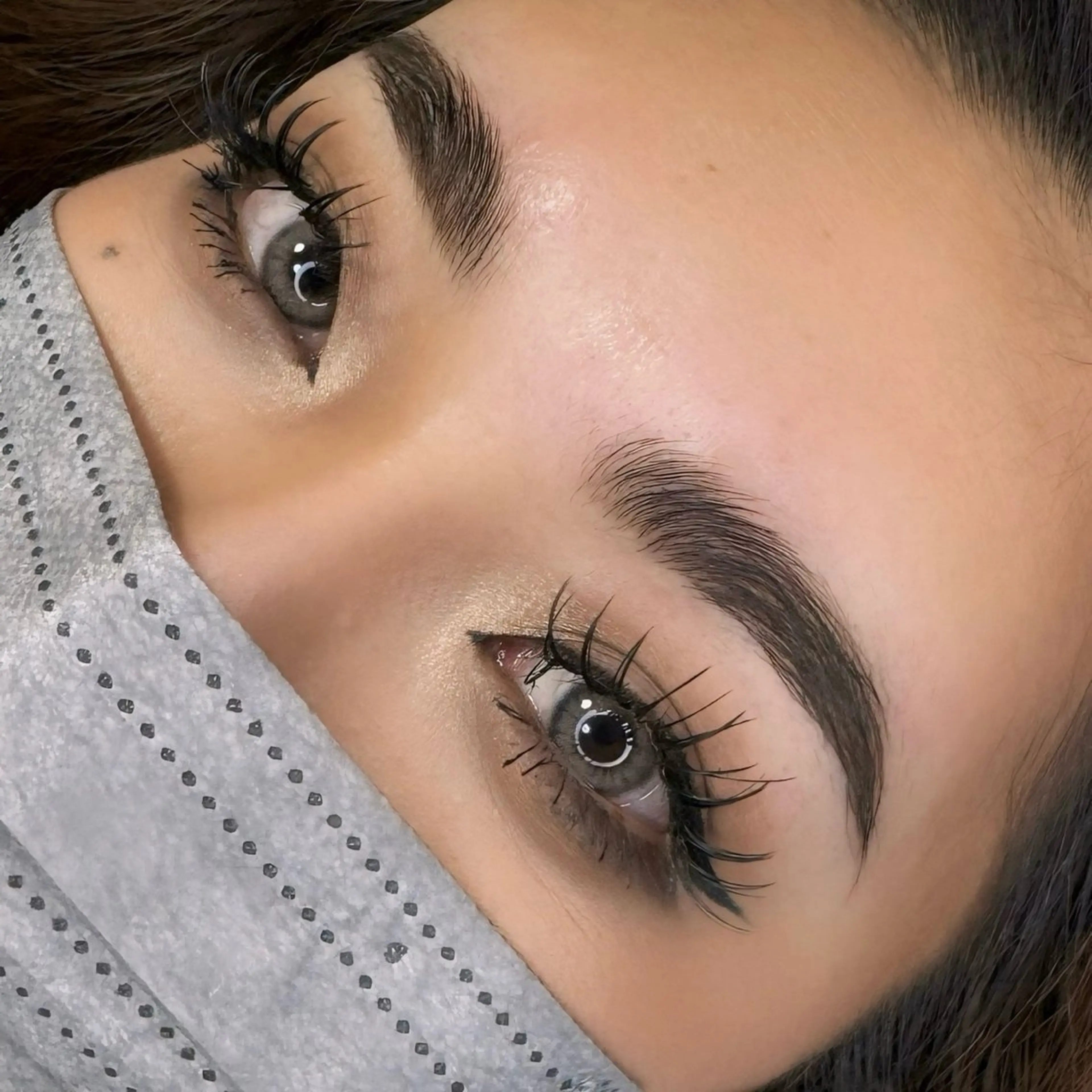 【幅広い方に大人気✨】🕊HBLハリウッドブロウリフト🕊ワックス+メイク込みの写真