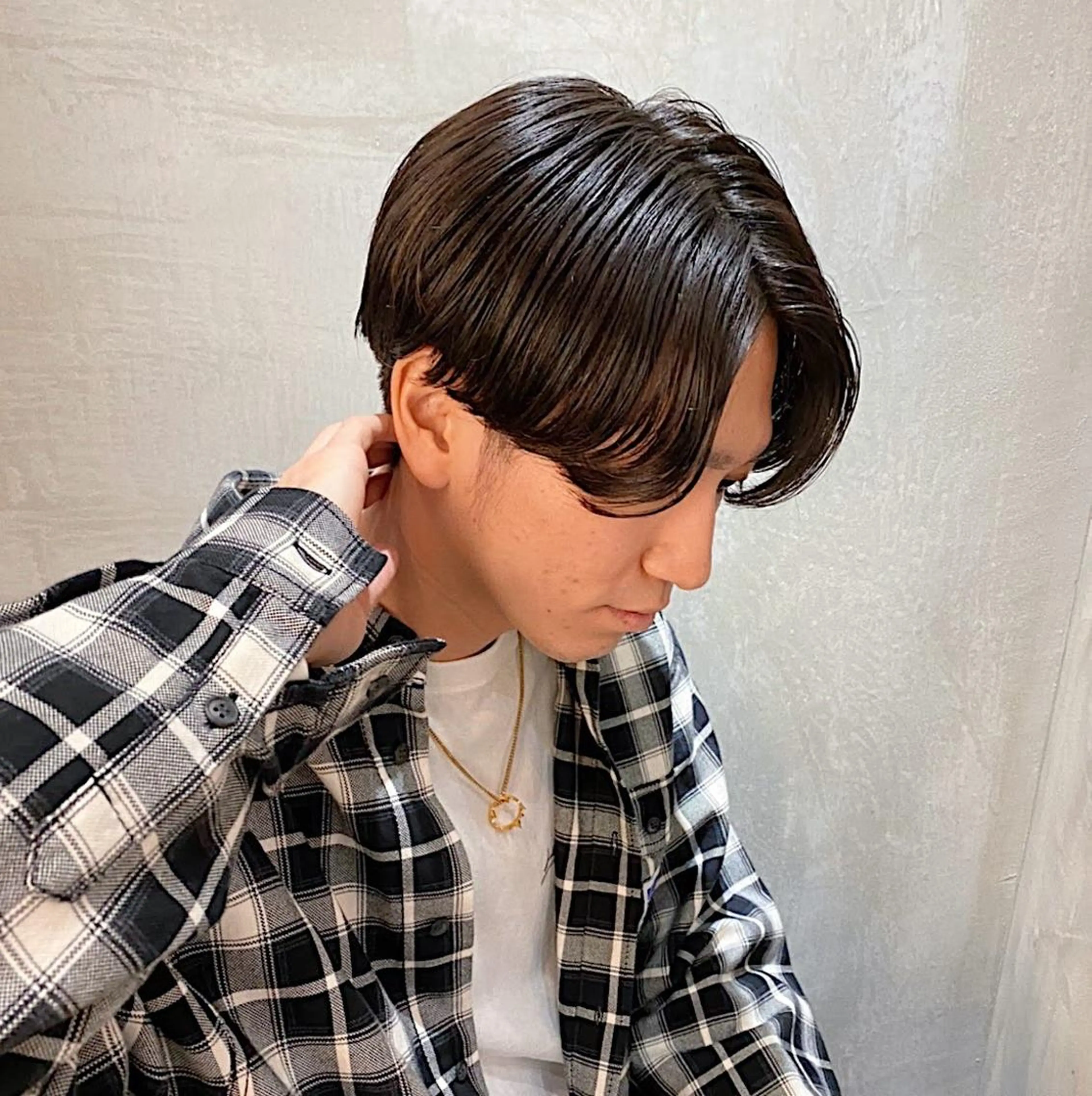 ショート パーマ メンズ カット パーマ トリートメント fifth JINGUMAE所属・波巻きスパイラルパー マ/シャドウパーマ駿のヘアスタイル