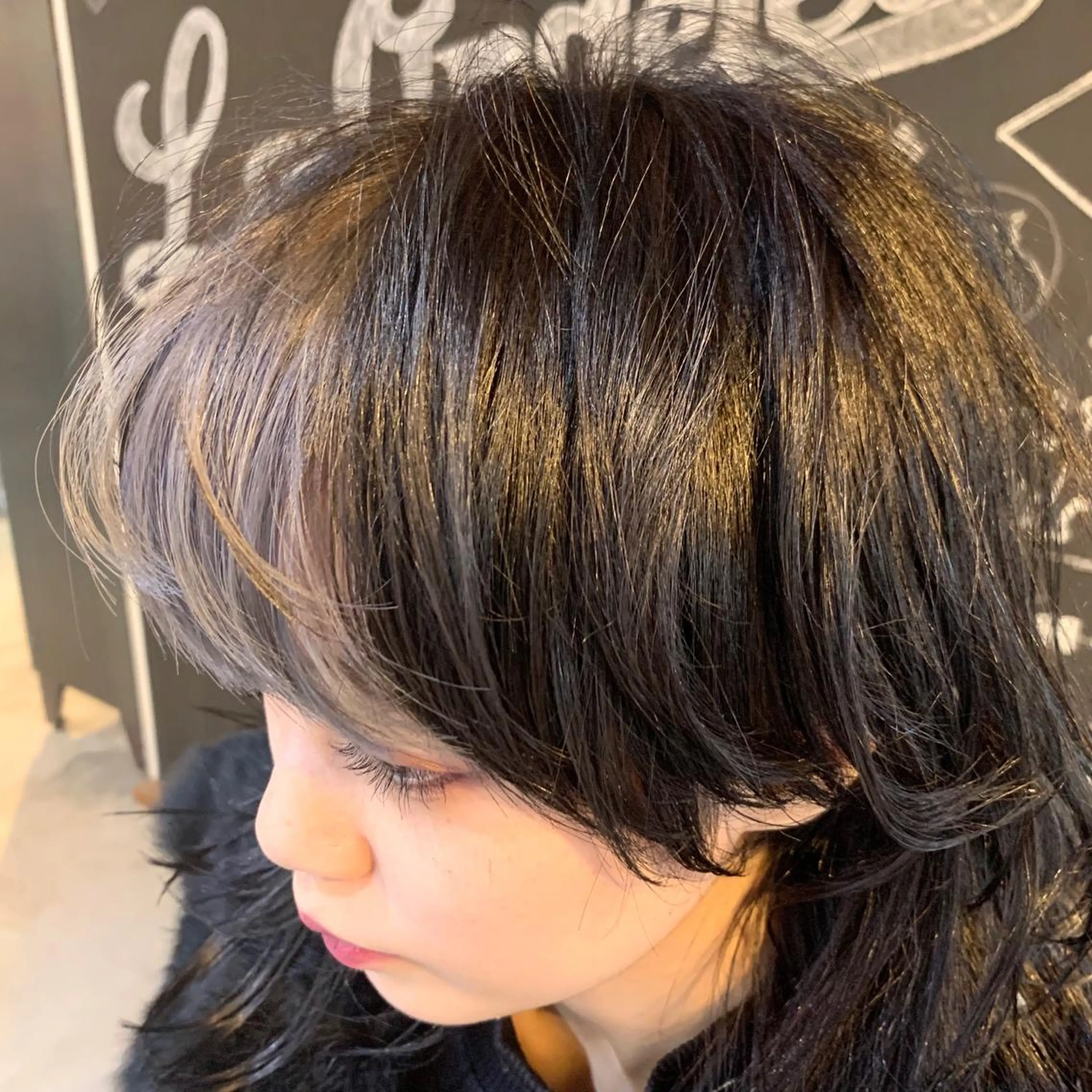 ミディアム カラー メンズヘア/レイヤー /ボブ山内春輝のヘアスタイル