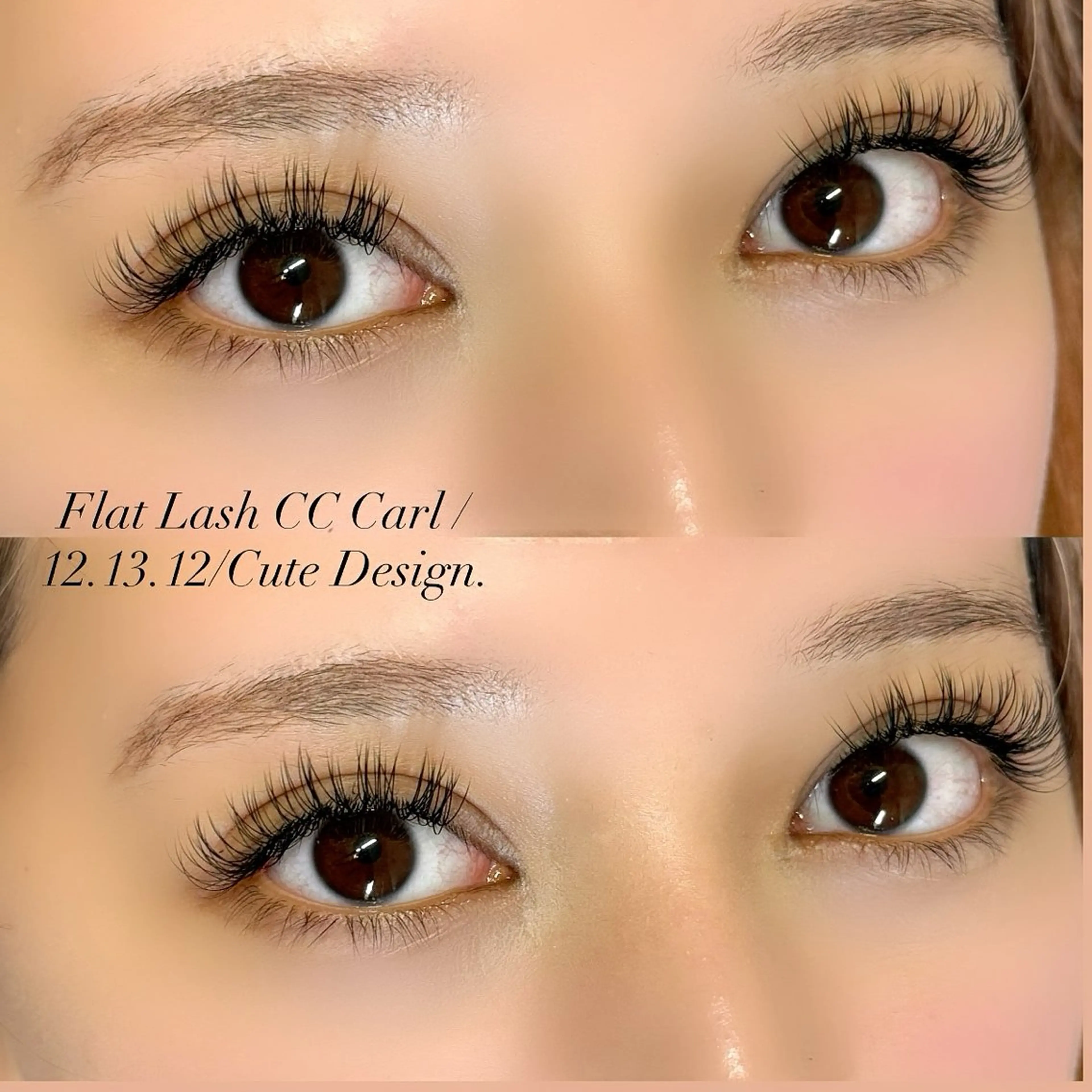 【フラットマットラッシュ140本】Lカールあり/LEDグルー＋ 1000円で変更可🧸💕の写真