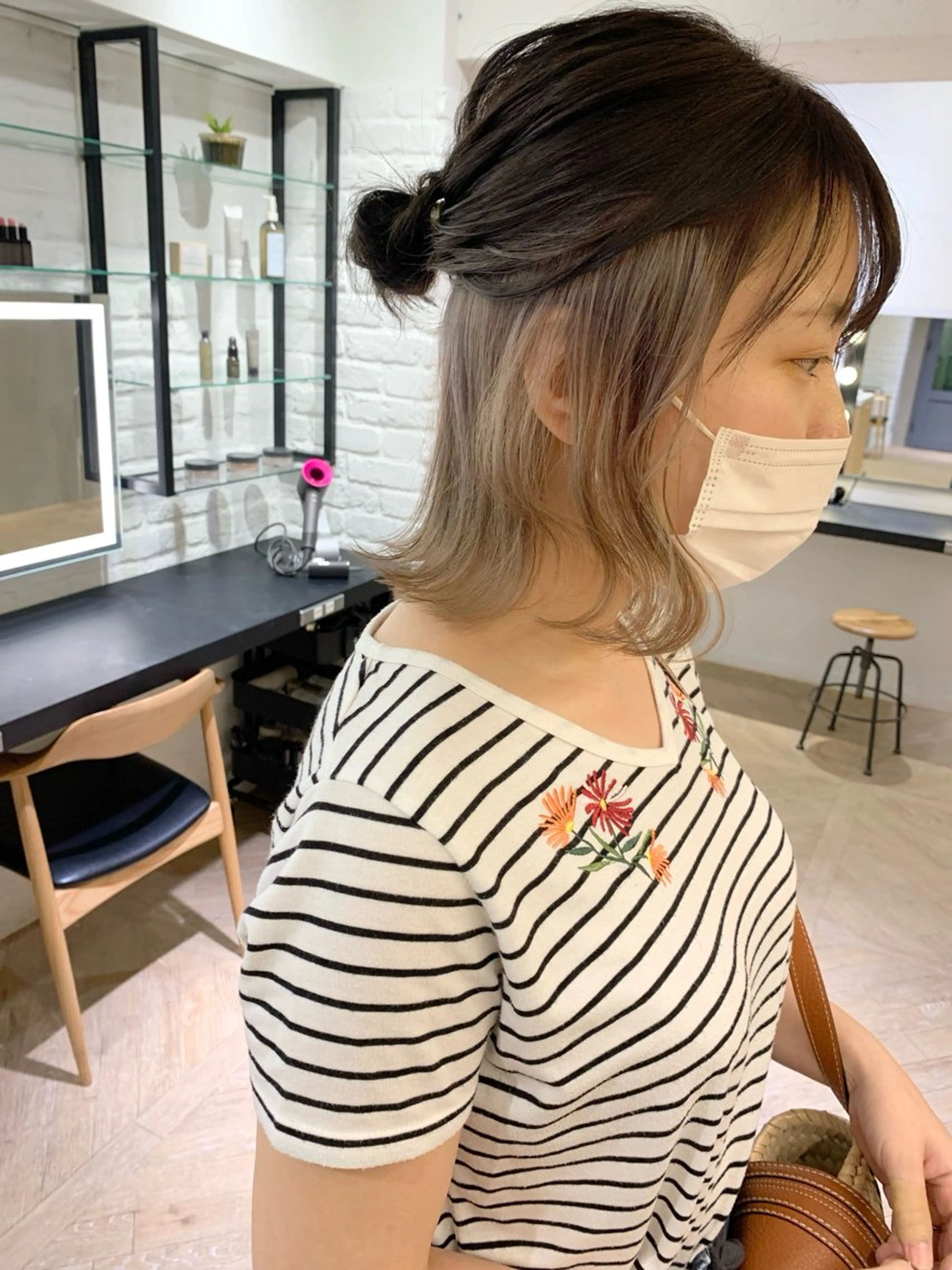 ミディアム LOREN＋透明感 オリーブhirokoのヘアスタイル