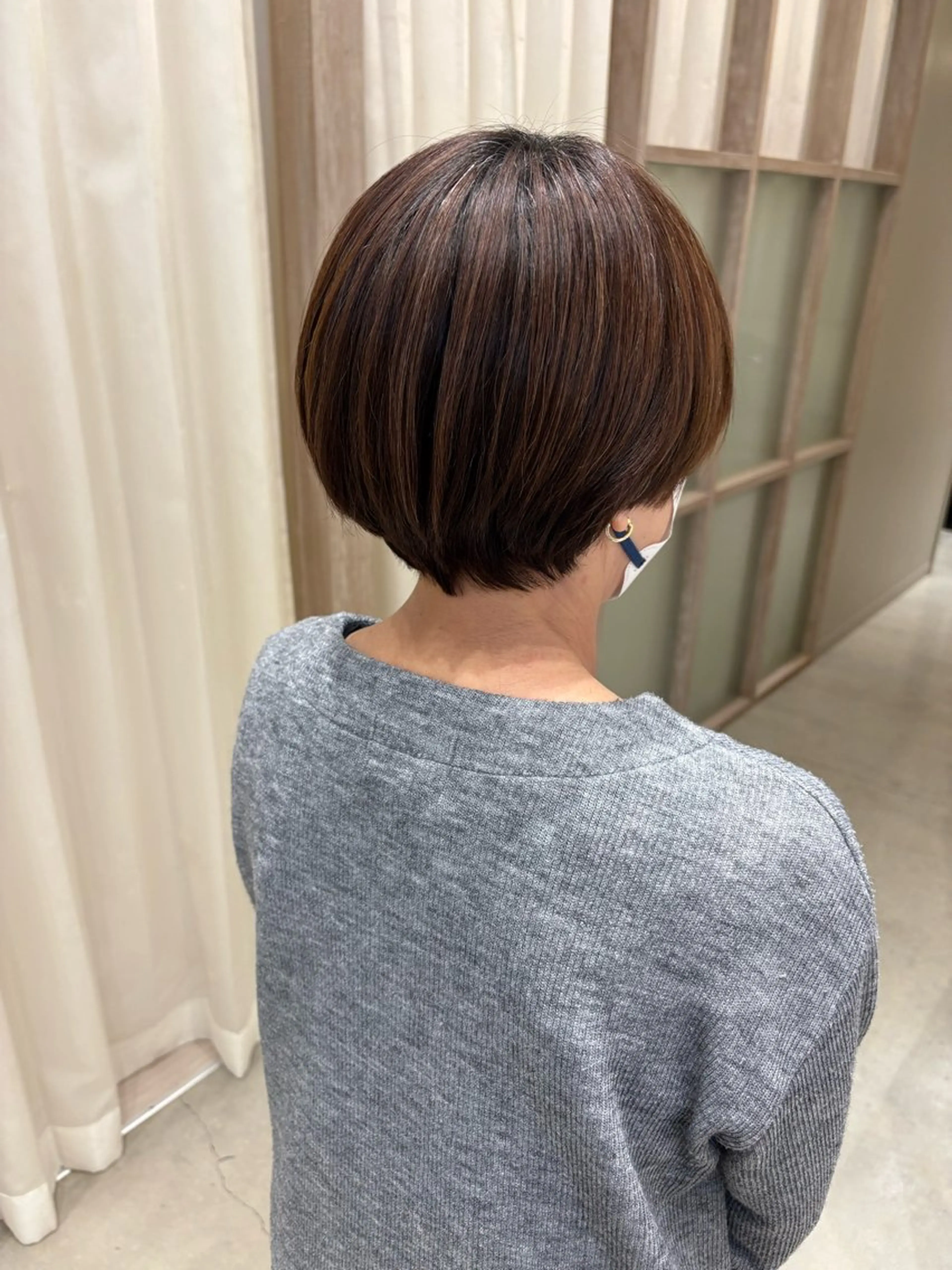 ショート つちだ ゆうひ / 暗髪カラー⟡.·のヘアスタイル