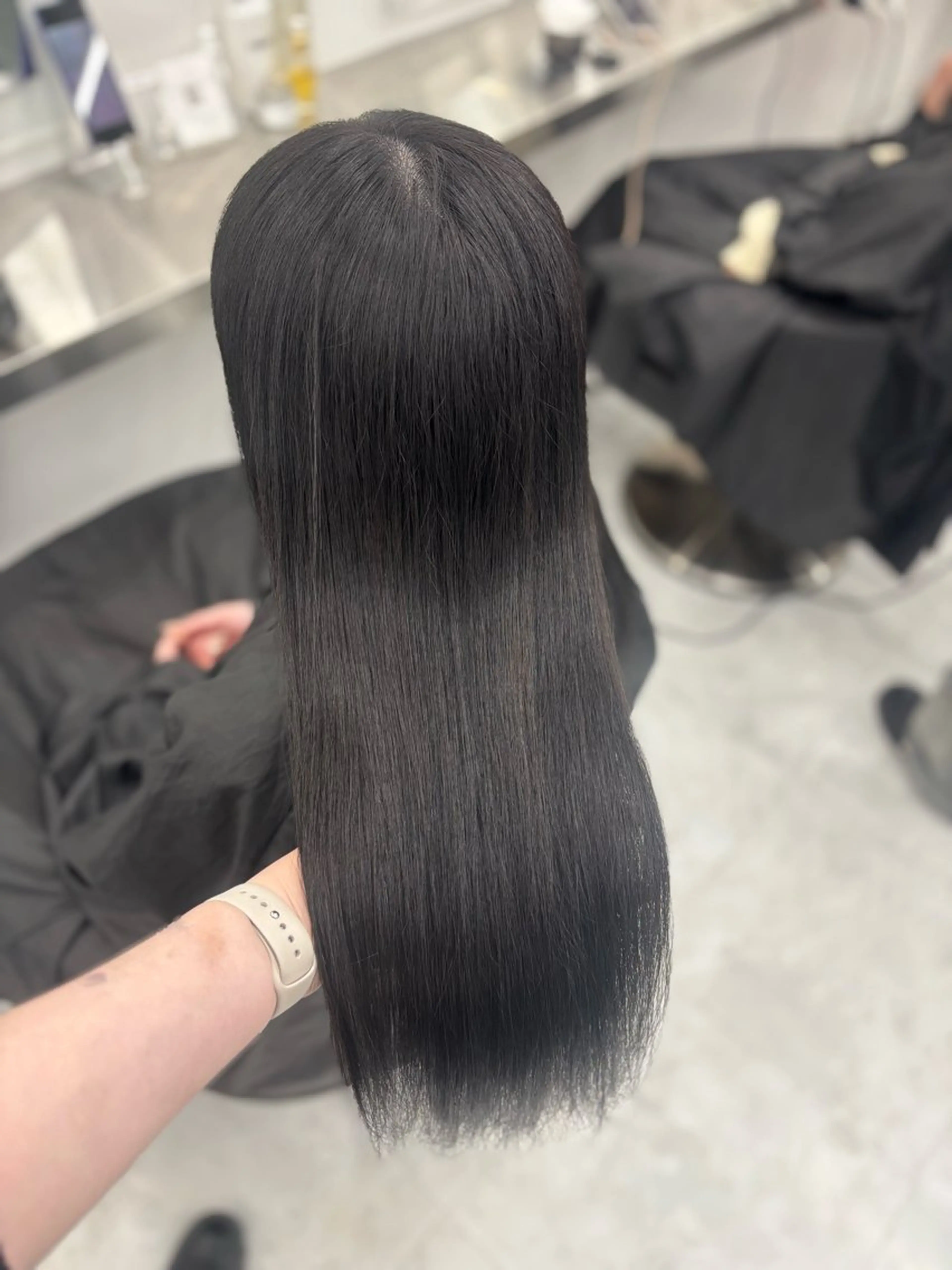 ロング カラー カット ヘアカラー 韓国風暗髪ヘア🤍 🫧MIREIのヘアスタイル