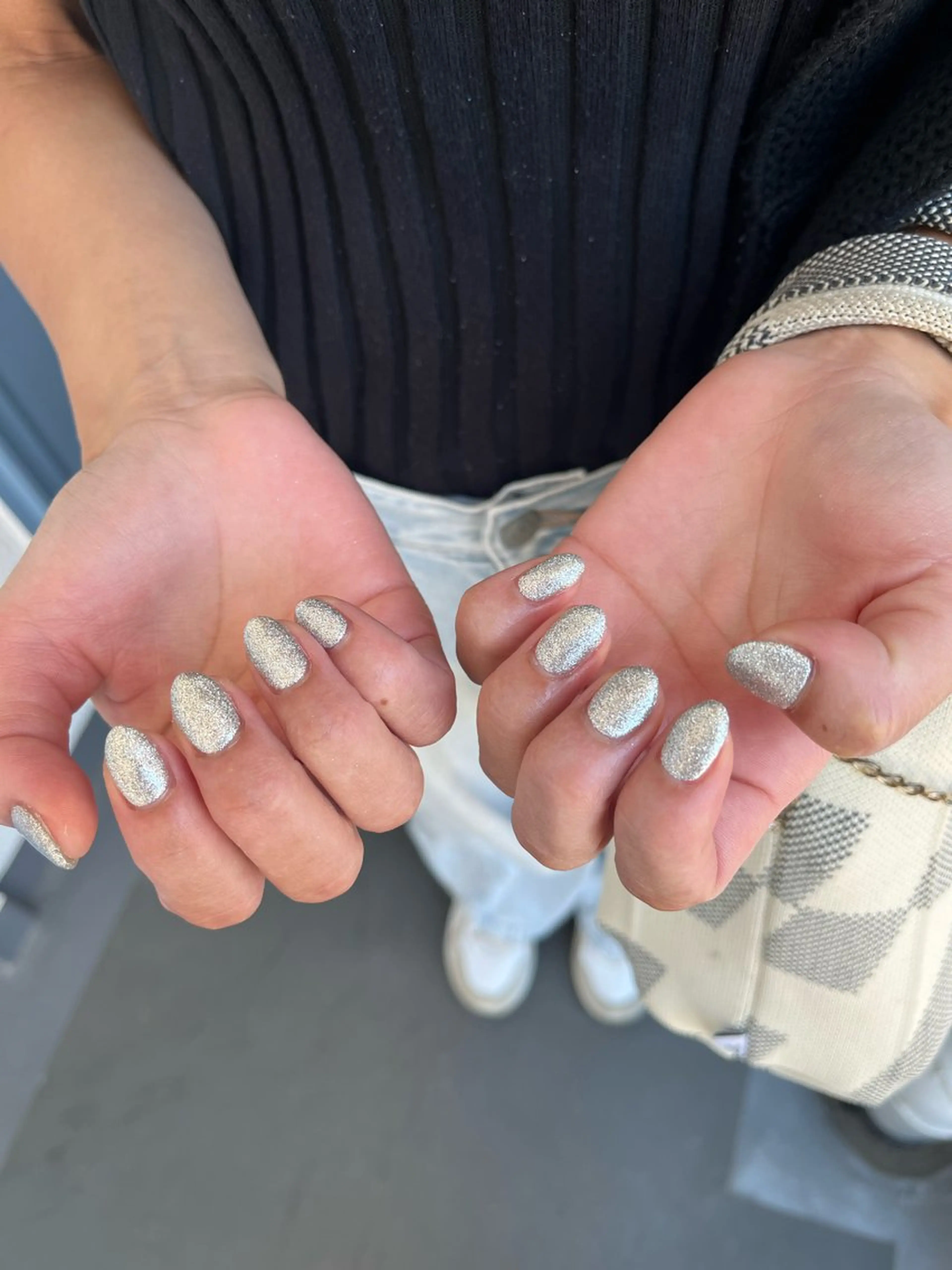 ネイル オーロラネイル フットネイル フレンチネイル ジェルネイル 韓国ネイル ハンドネイル kiki nail たまプラーザのネイルデザイン