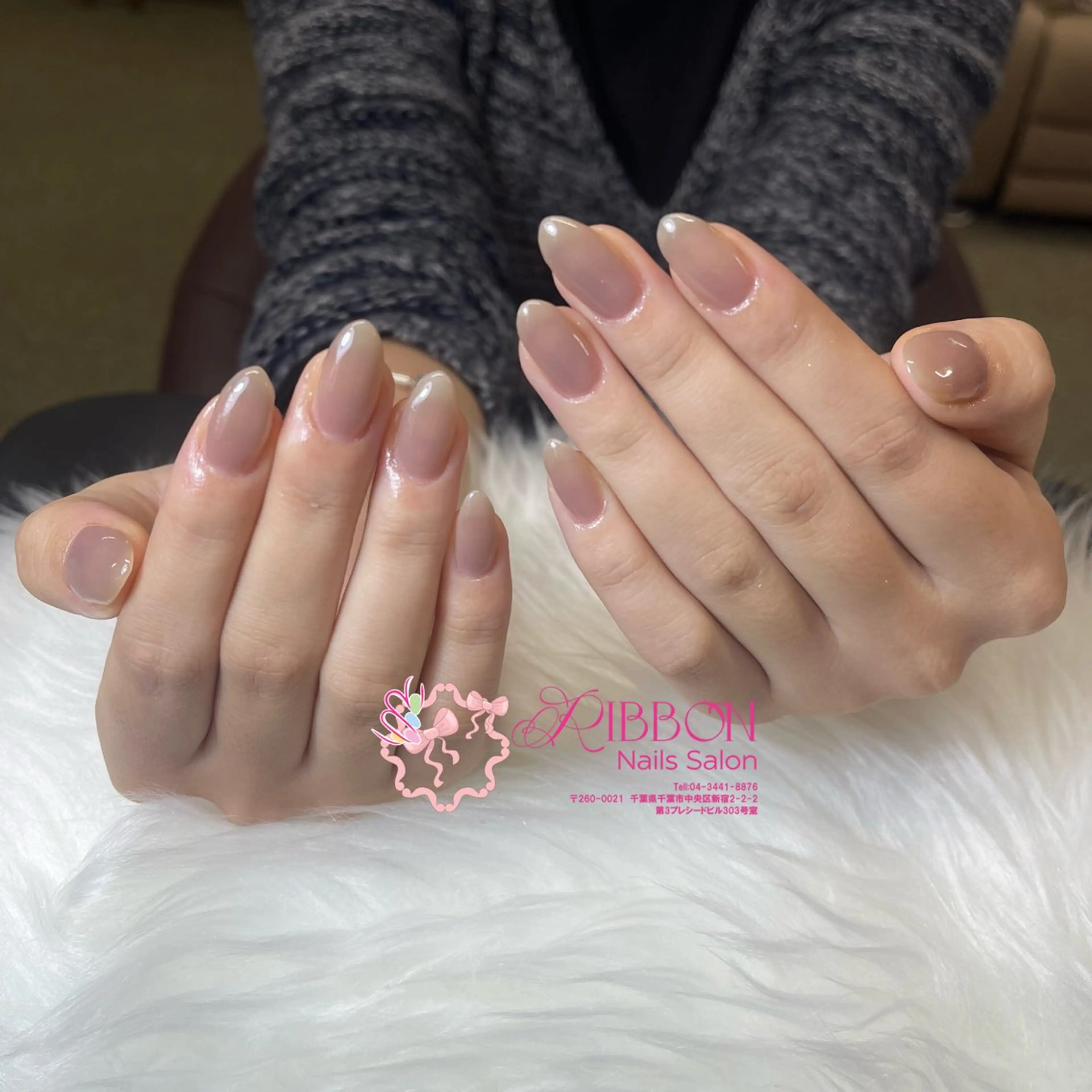 ネイル チークネイル フットネイル フレンチネイル グラデーション 韓国ネイル Ribbonnail salonのネイルデザイン