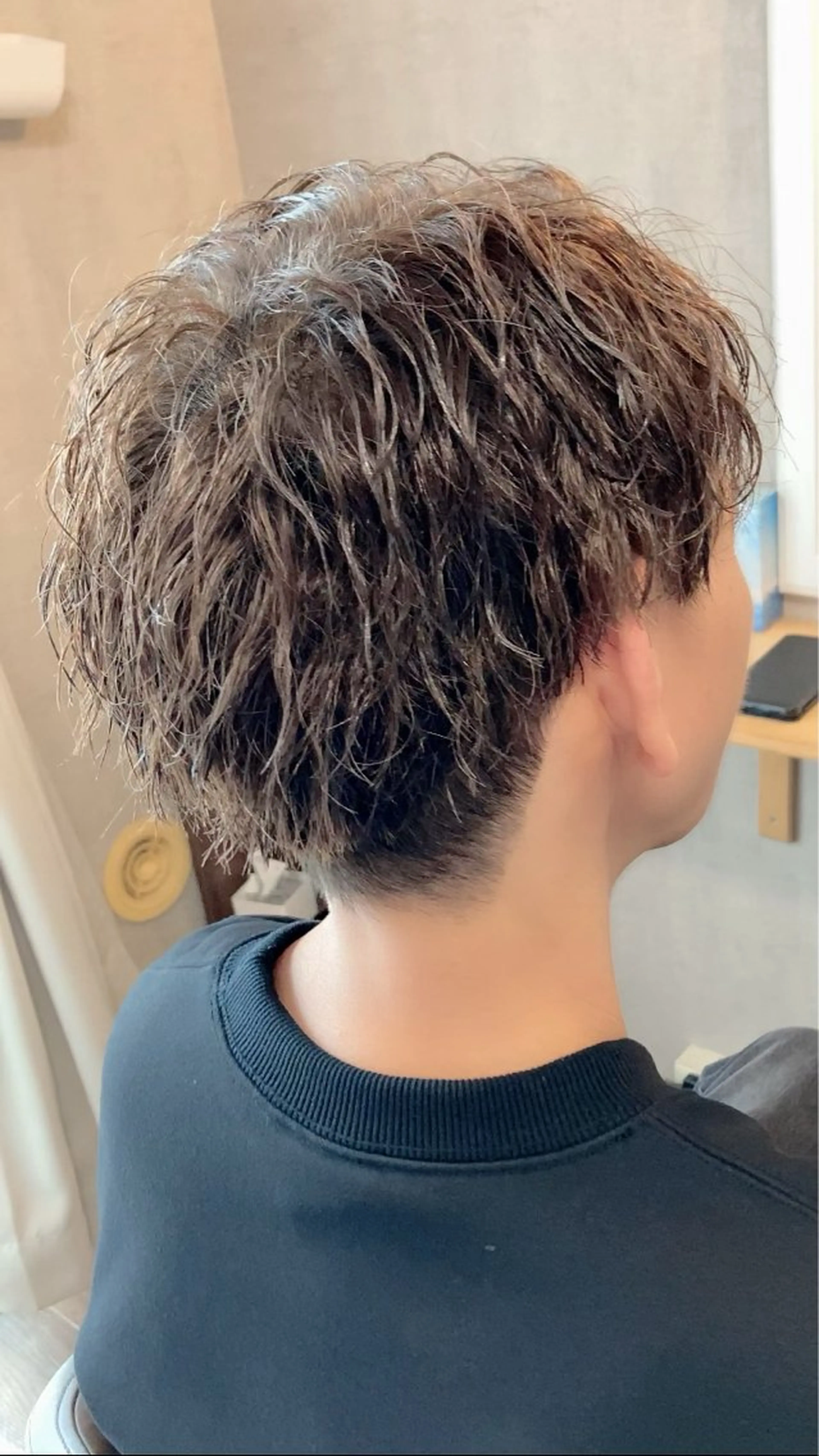 ショート メンズ メンズパーマ メンズツイストパーマ ツイストパーマ カット パーマ AUTHENTIC private mens hair salon所属・完全個室マンツーマン メンズサロン草野貴樹のヘアスタイル