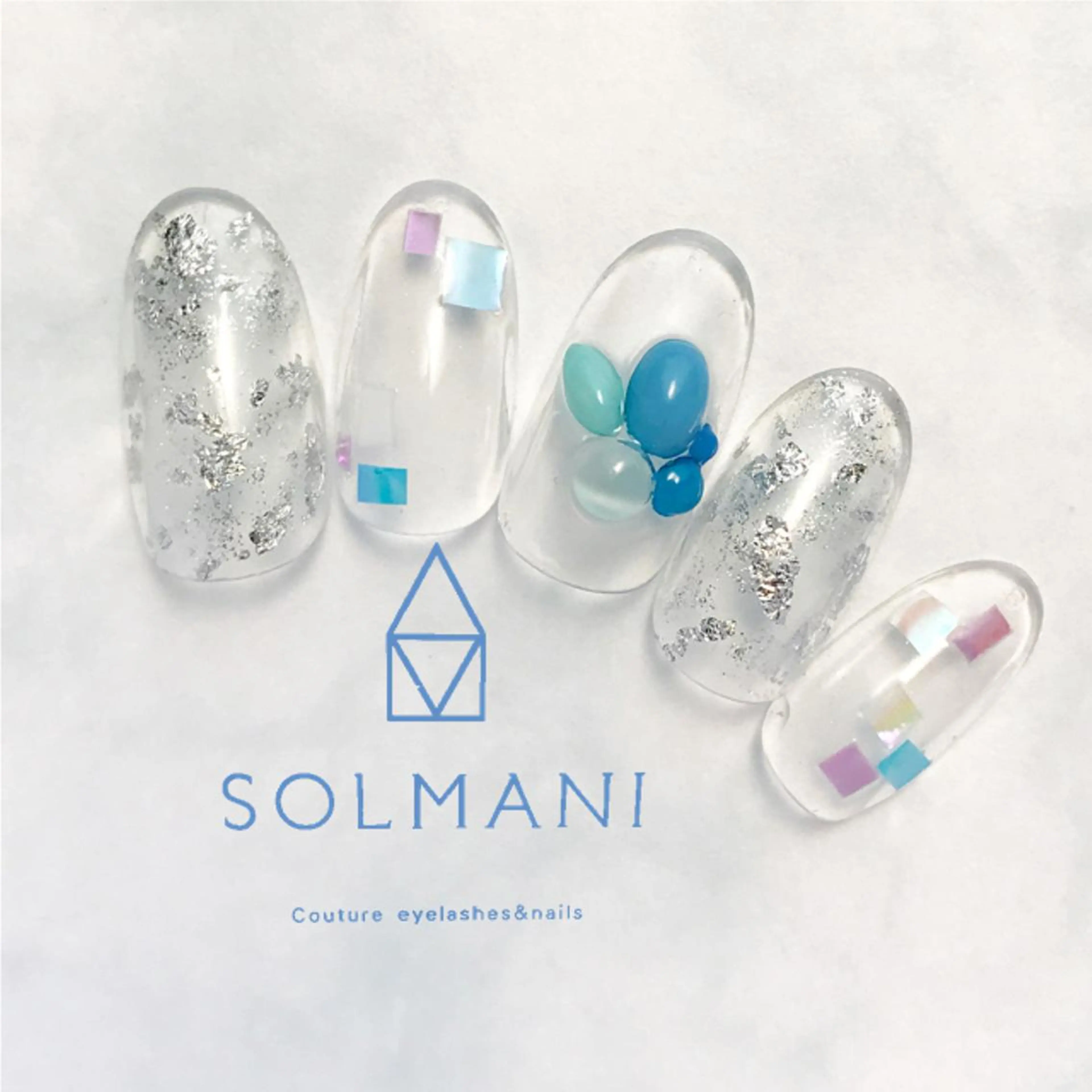 ネイル ニュアンスネイル SOLMANI 予約担当のネイルデザイン