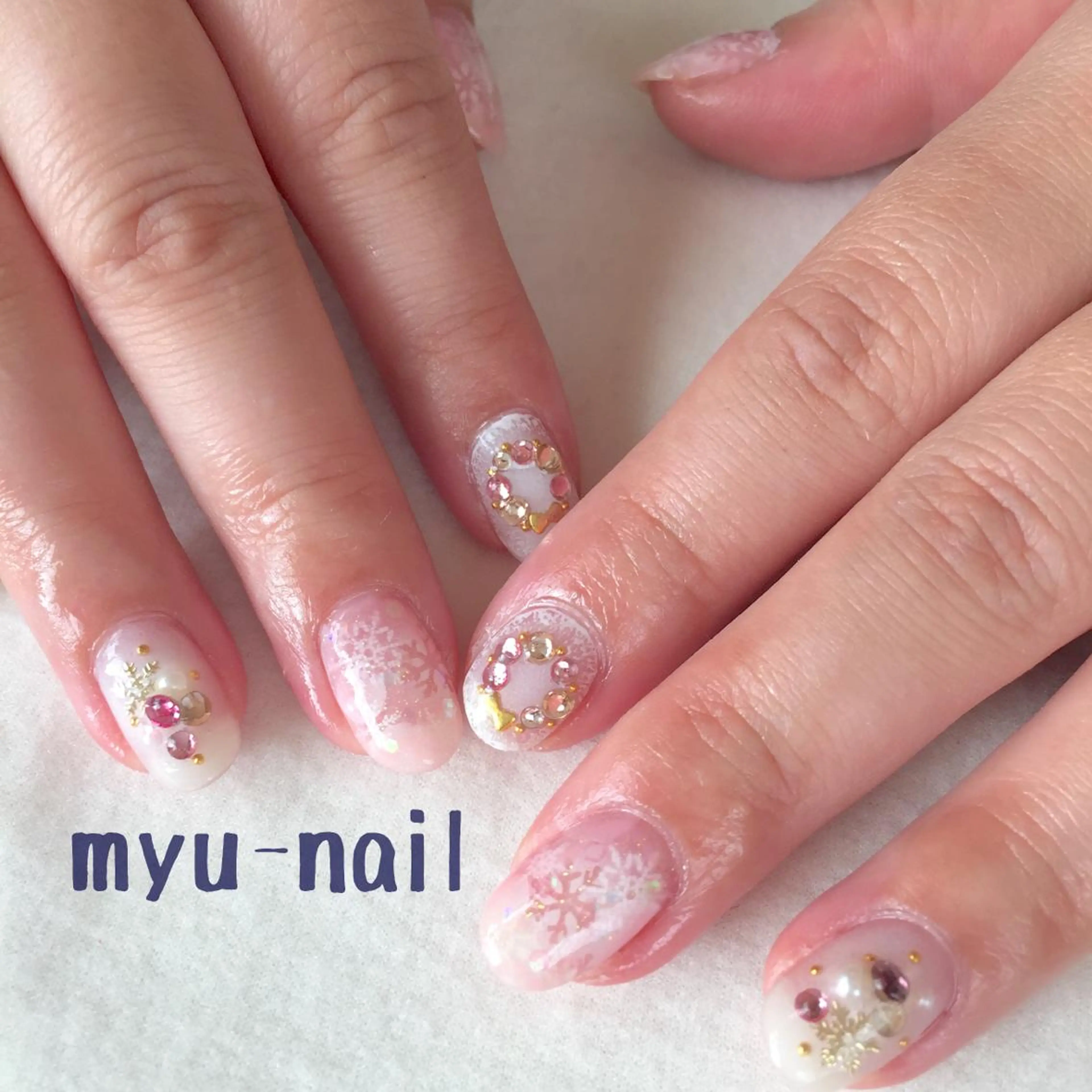 ネイル ハンドネイル ホームサロン myu-nailのネイルデザイン