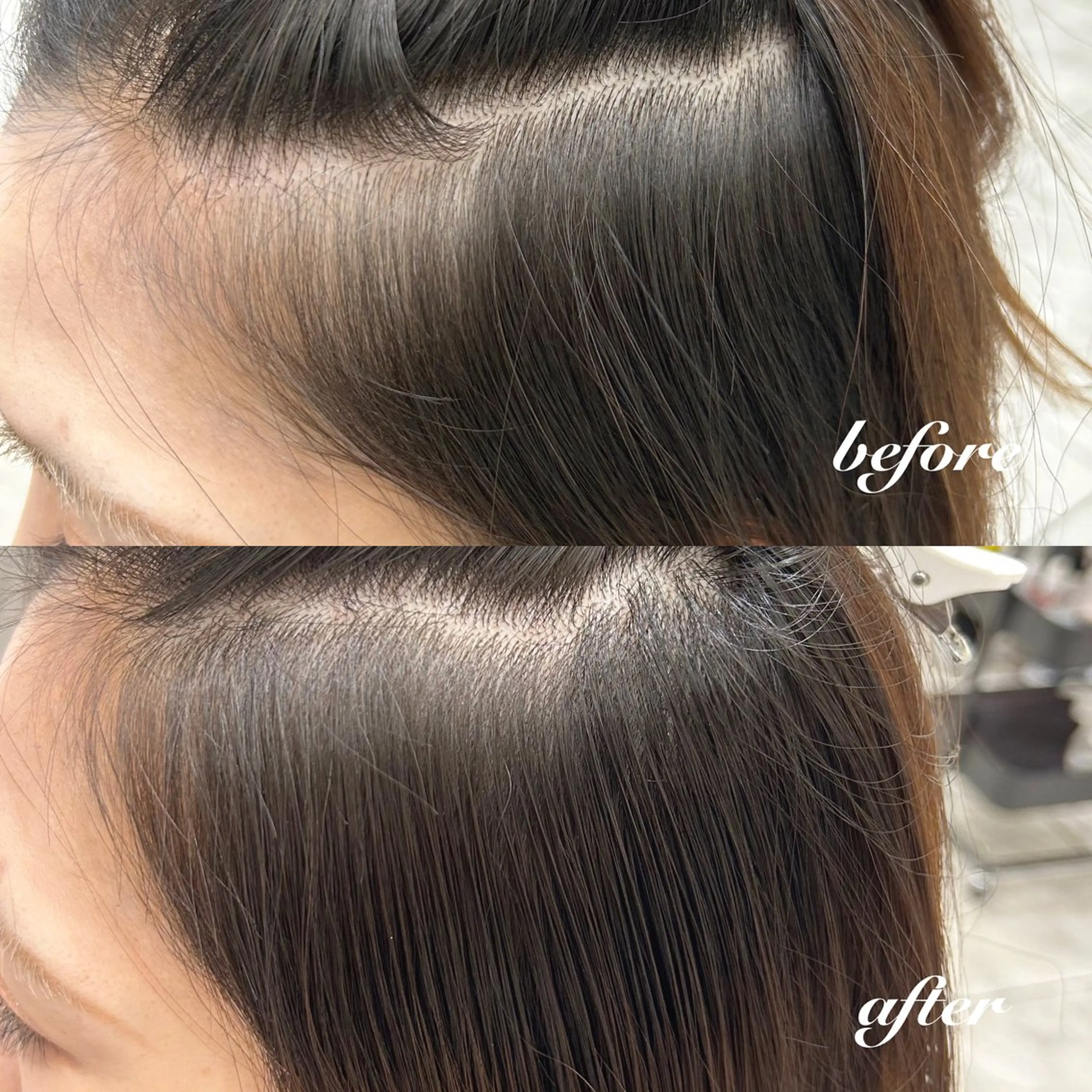 パーマ カット パーマ コテ巻き風パーマ✨ 韓国ヘア🤎近下菜央のヘアスタイル