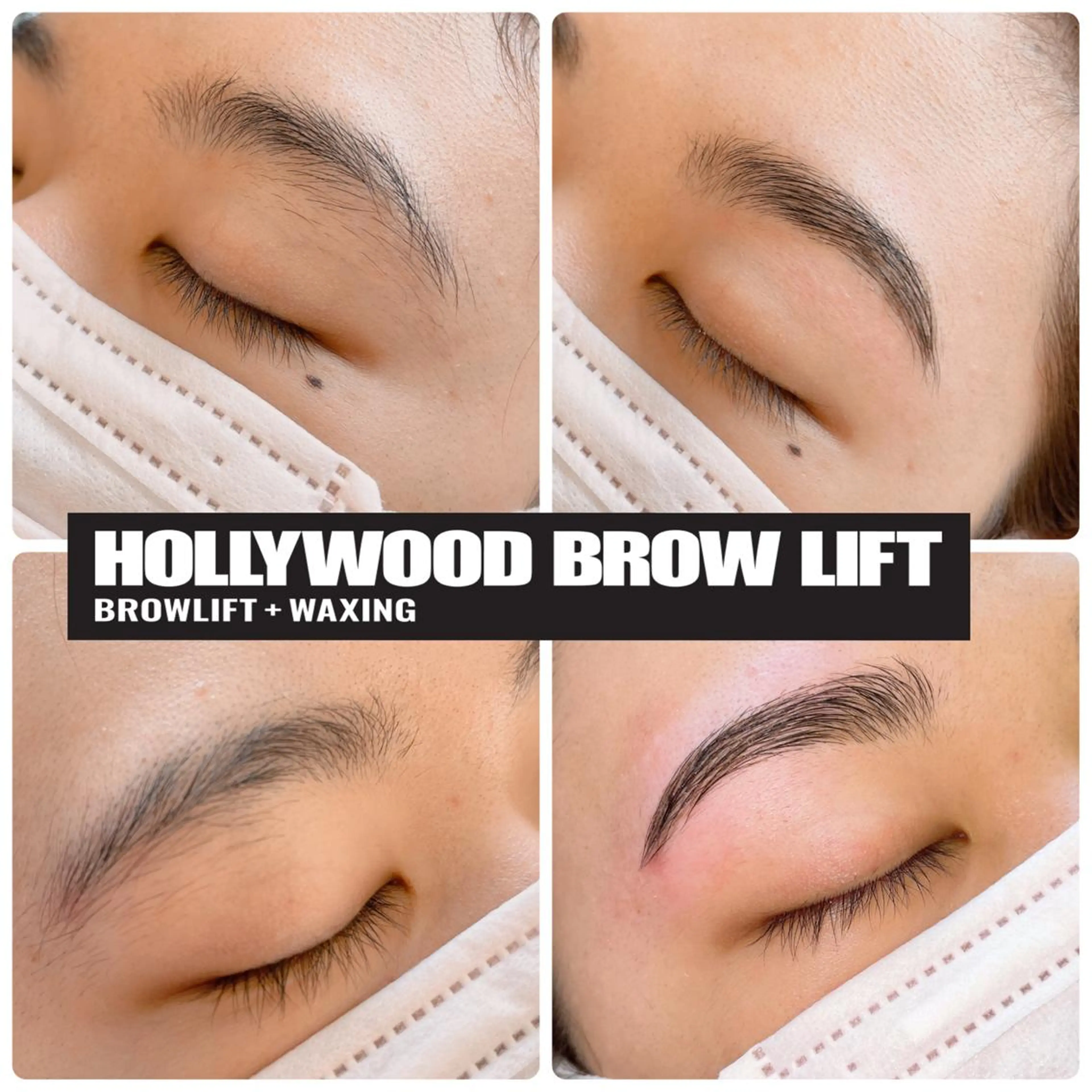 🔥SNSで話題沸騰中🔥最先端の【ハリウッドブロウリフト】（眉毛パーマ＋Wax脱毛）今なら美容液で眉毛ケア無料✨の写真