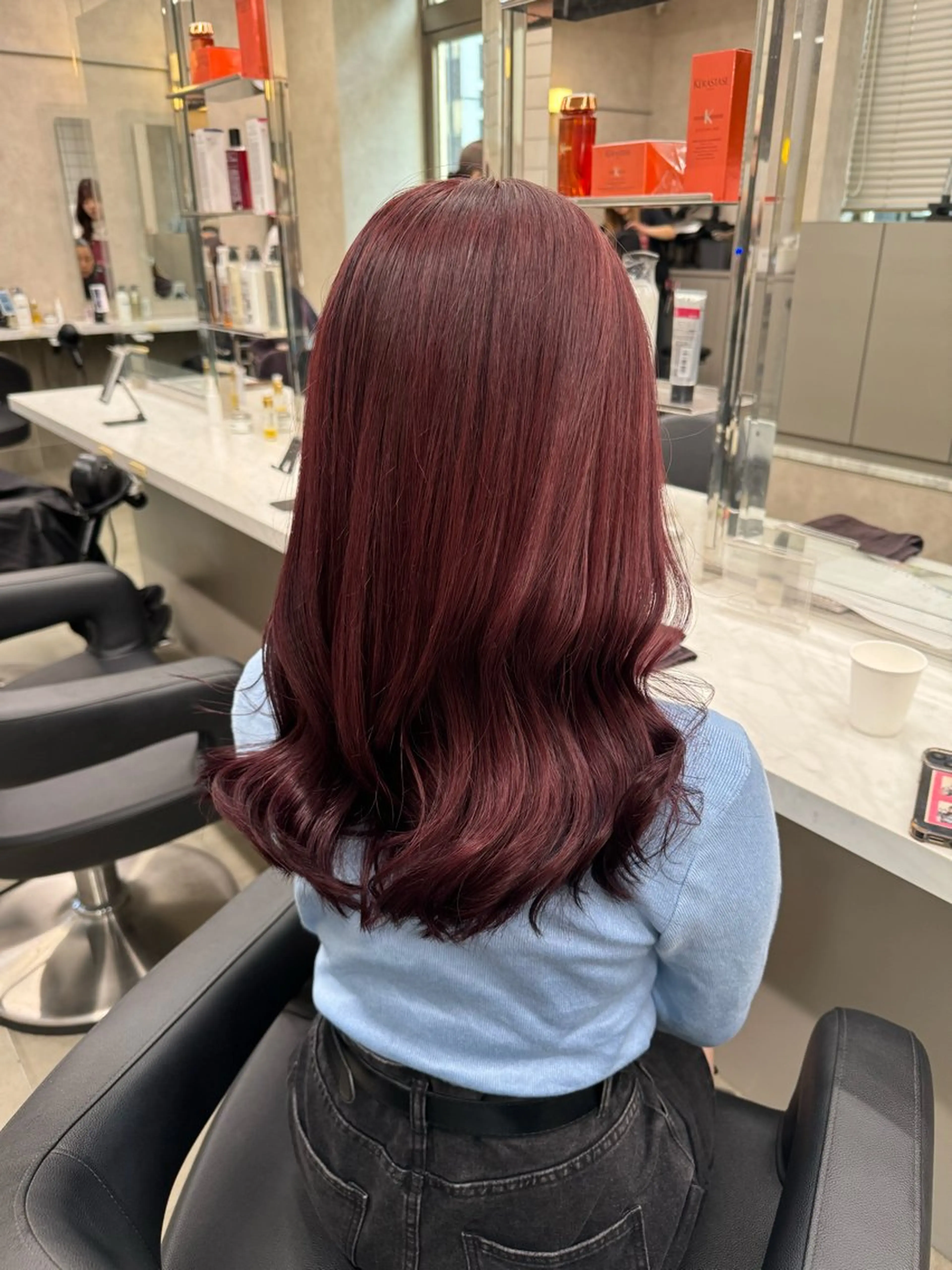 セミロング カラー パーマ ヘアアレンジ メンズ キッズ 🩰トレンド垢抜け ヘアUNITED🩰のヘアスタイル