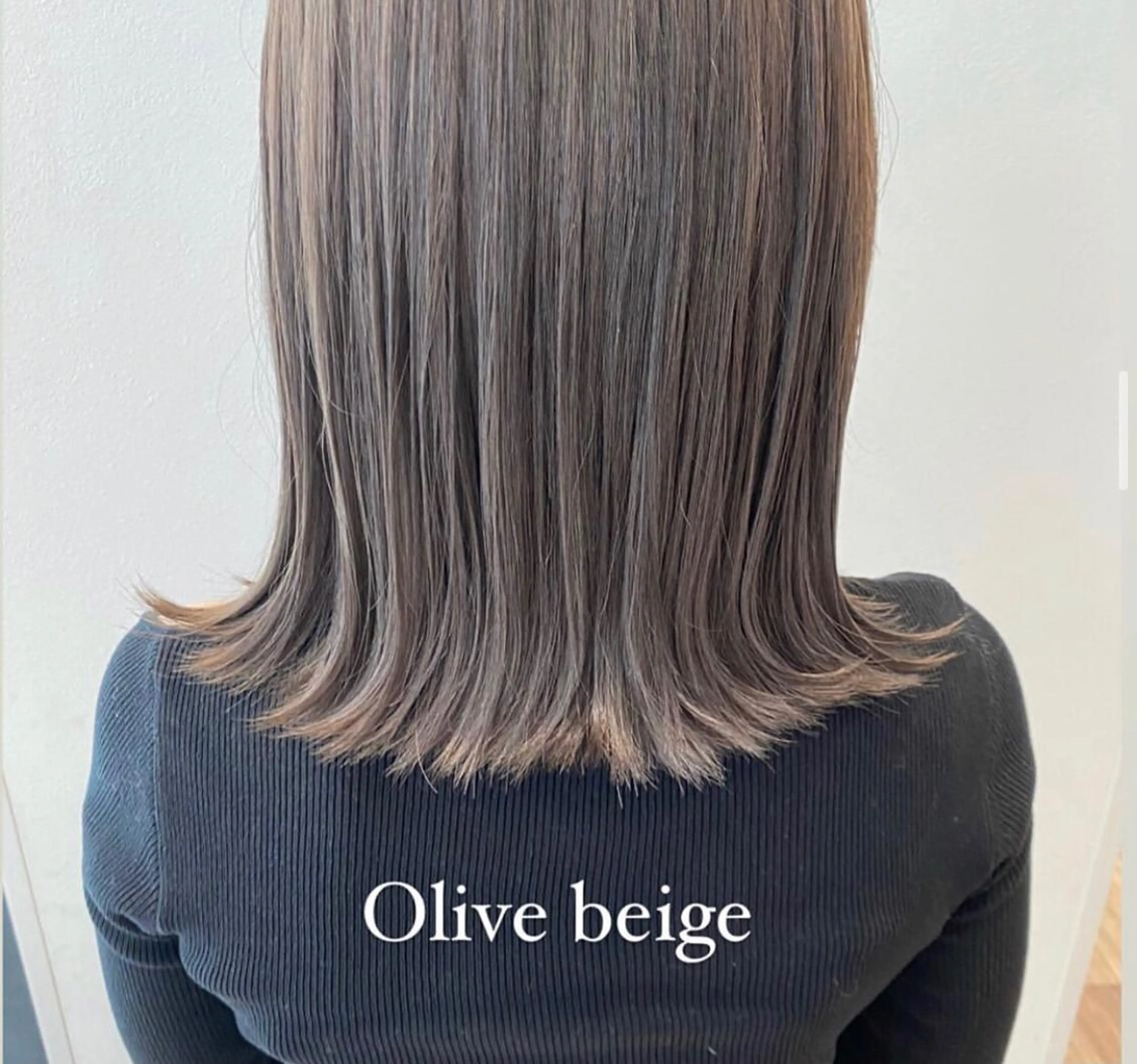 ミディアム カラー カット k-twoたき✨艶感 カラー/美髪矯正のヘアスタイル