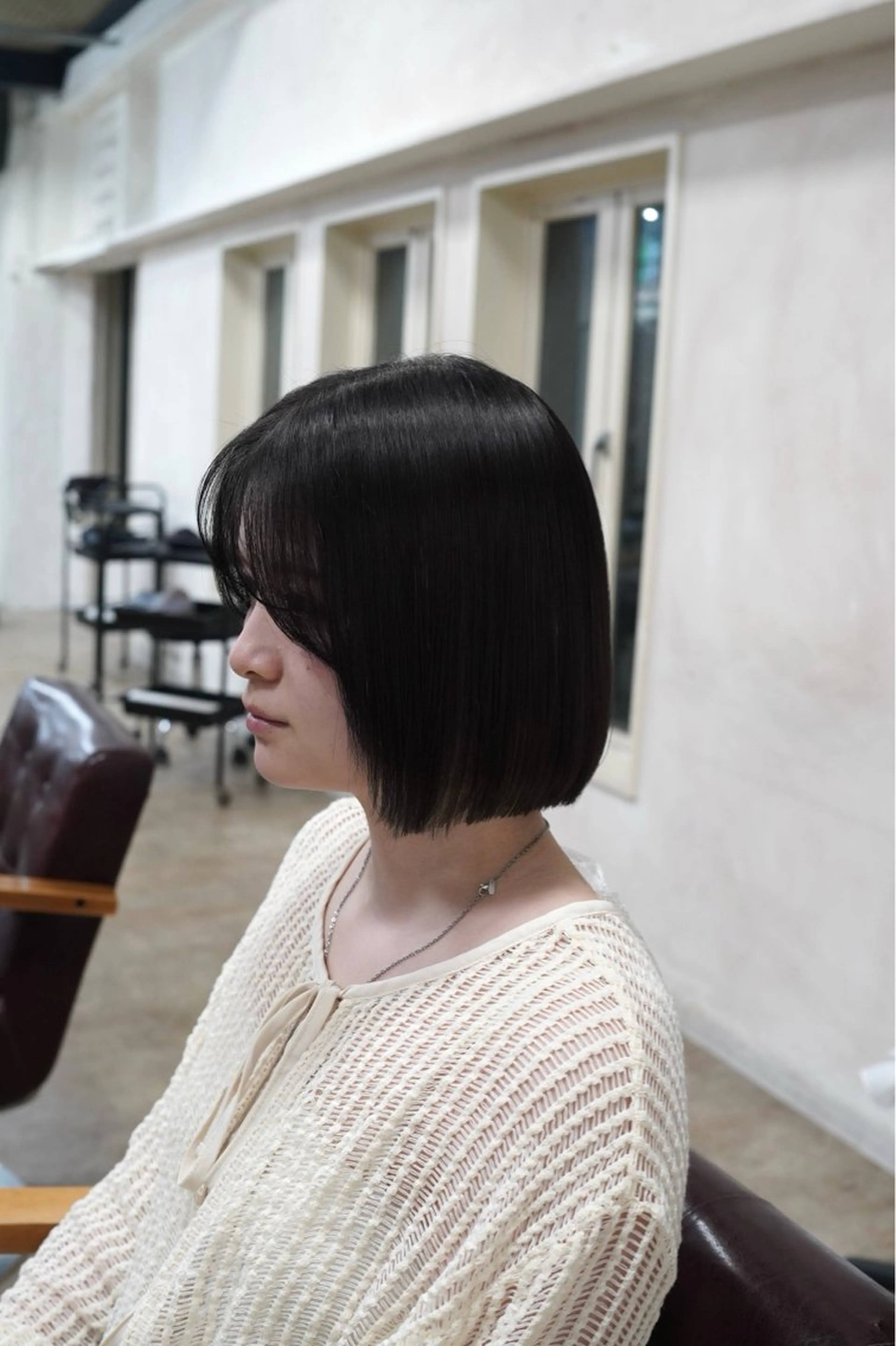 ショート 切りっぱなしボブ ボブ 似合わせボブ✂️ /みらいのヘアスタイル