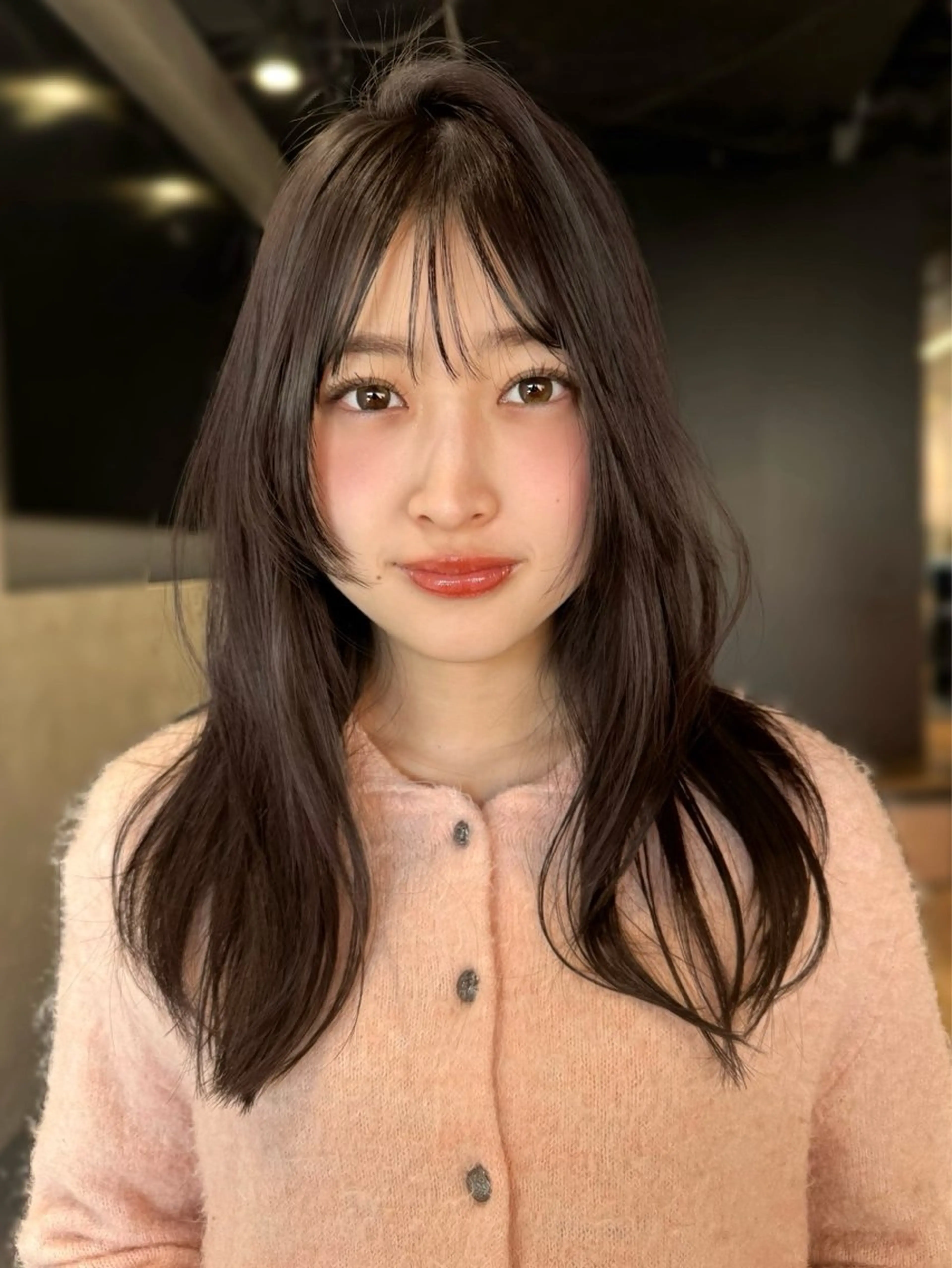 セミロング カット ヘアカラー トリートメント 艶髪／レイヤー／ 透明感🎀／MARIのヘアスタイル