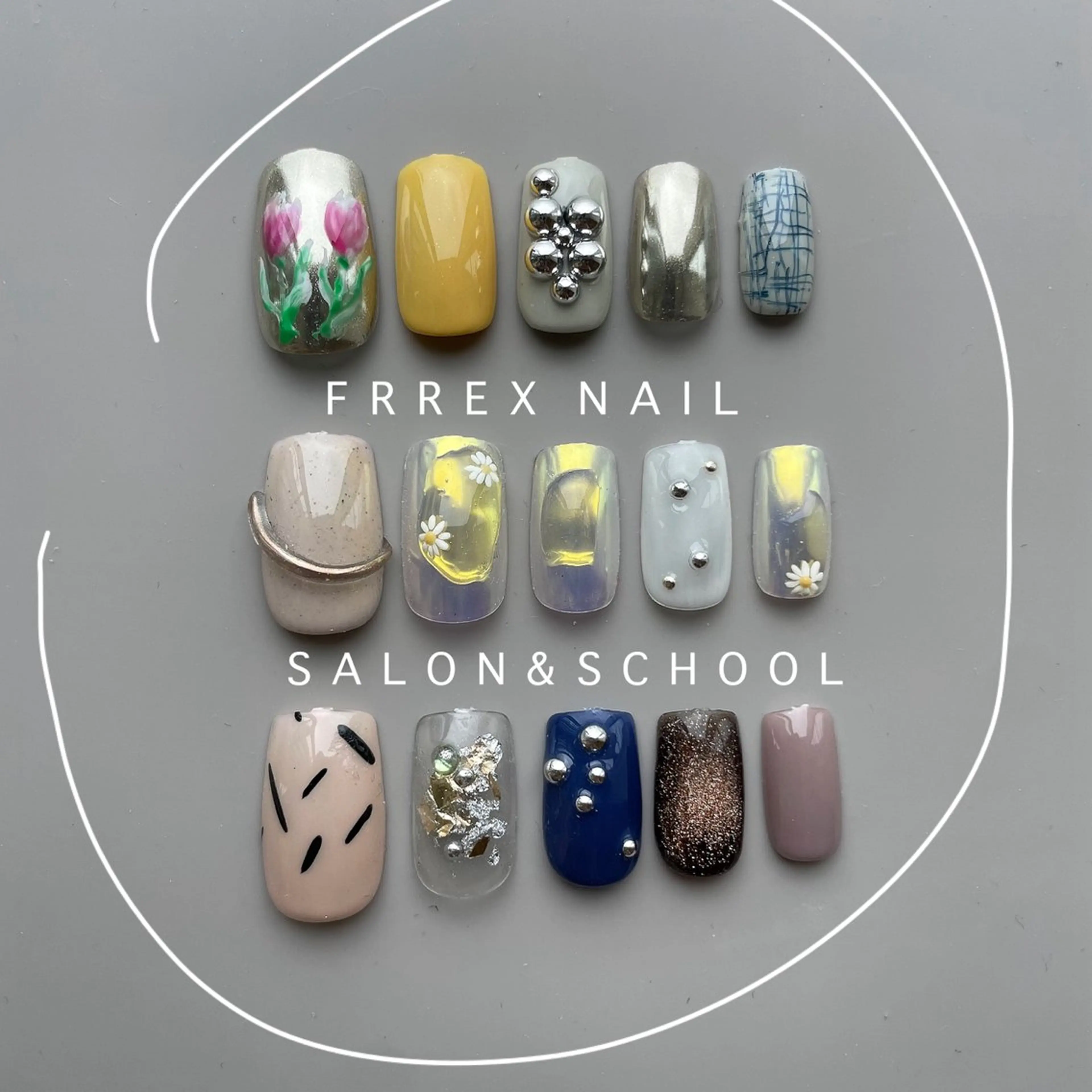 ネイル 春ネイル ハンドネイル ハンドケア Freex nail所属・freex nail /ニュアンス/個性派のネイルデザイン