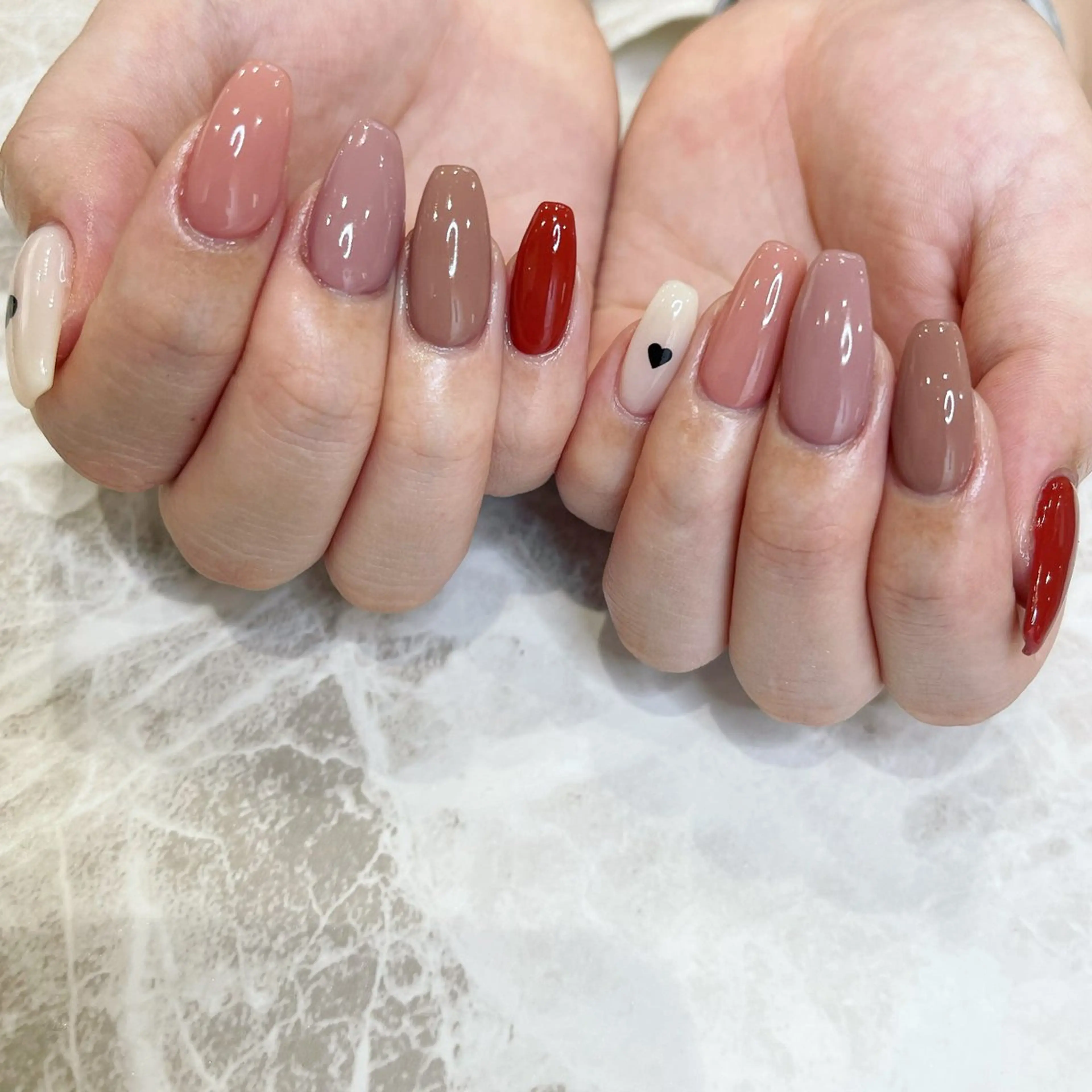 ネイル ハンドネイル r'e blanc wakaのネイルデザイン