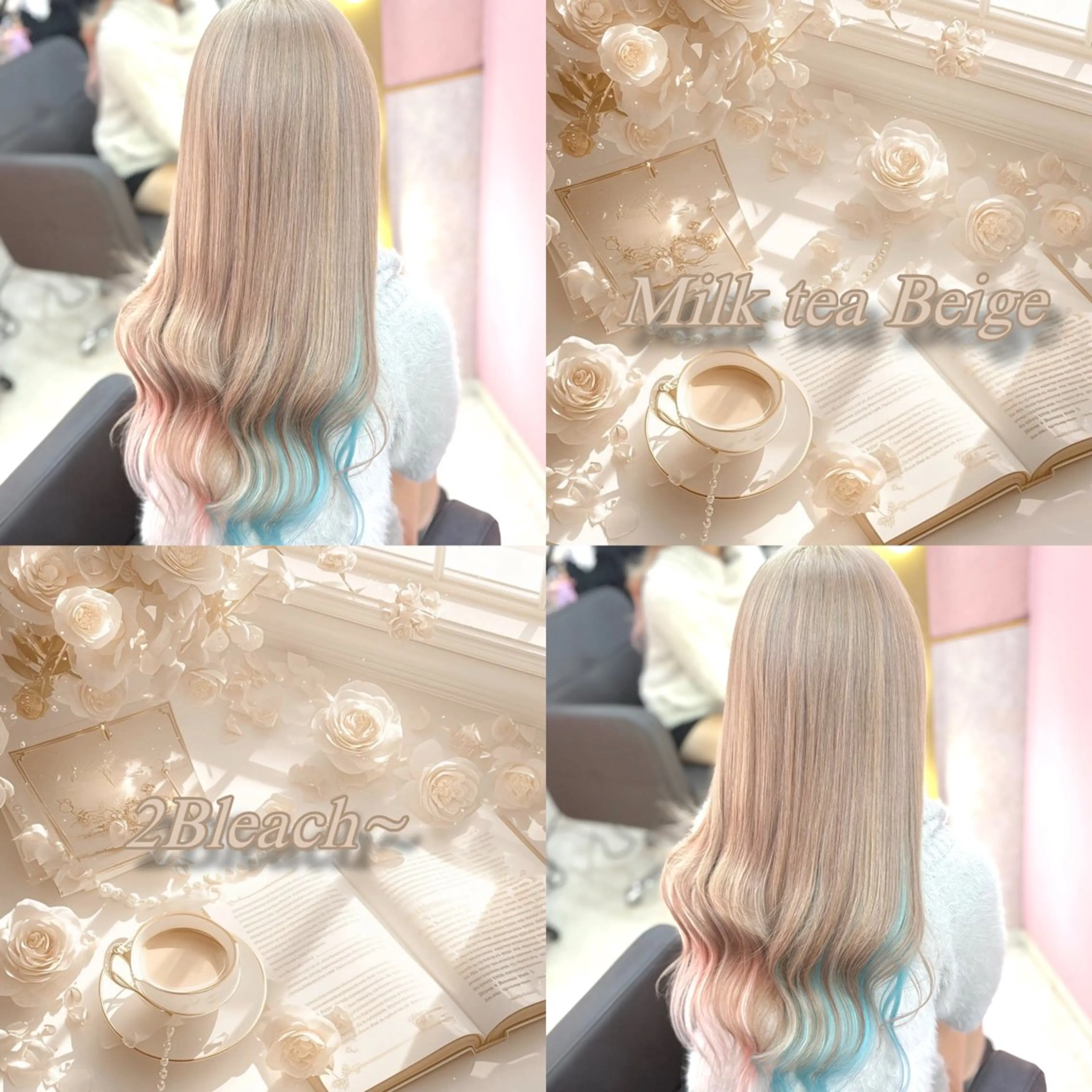 ロング カラー 甘ふわgirly🎀 ハイトーン🤍Ramのヘアスタイル