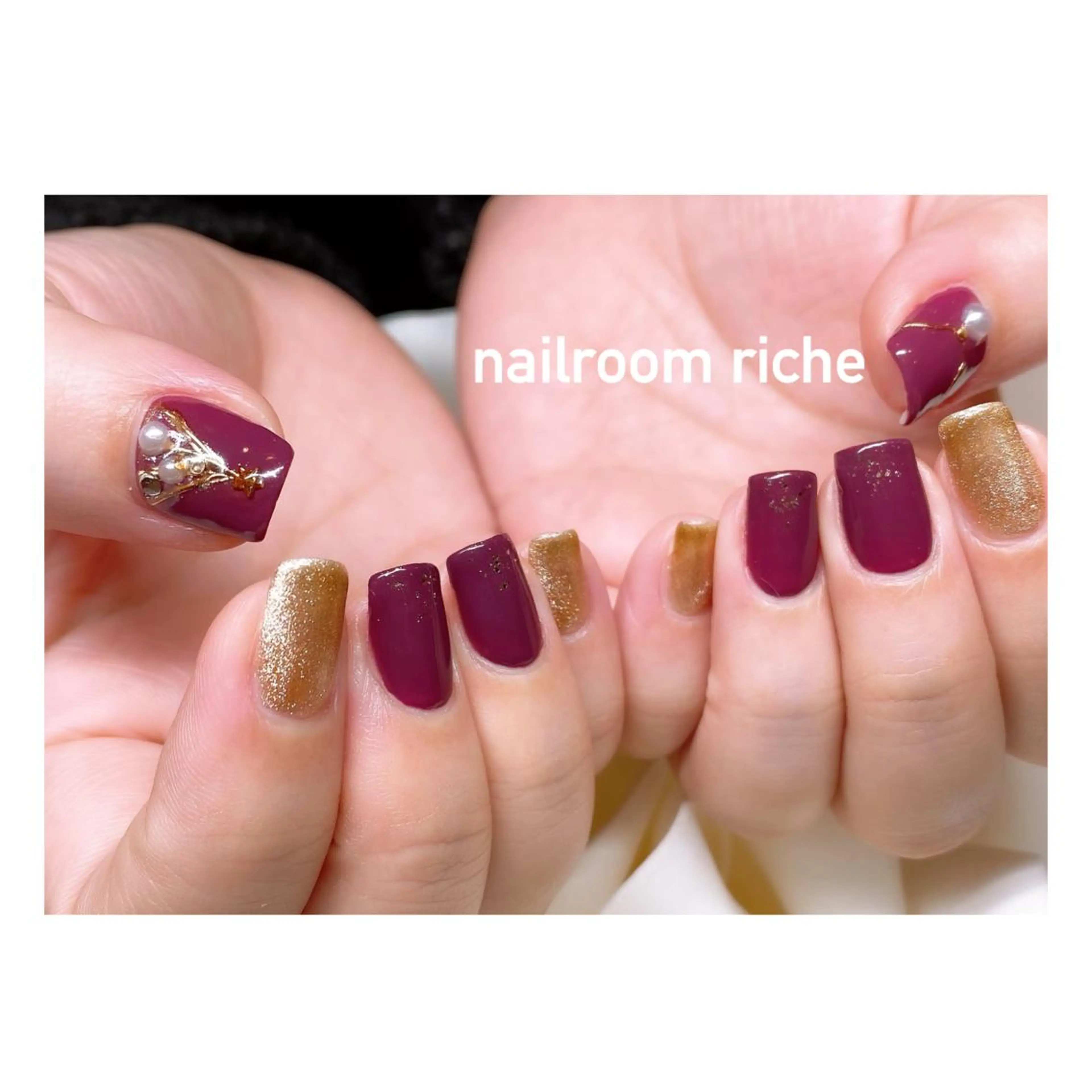 ネイル ハンドネイル nailroom richeのネイルデザイン