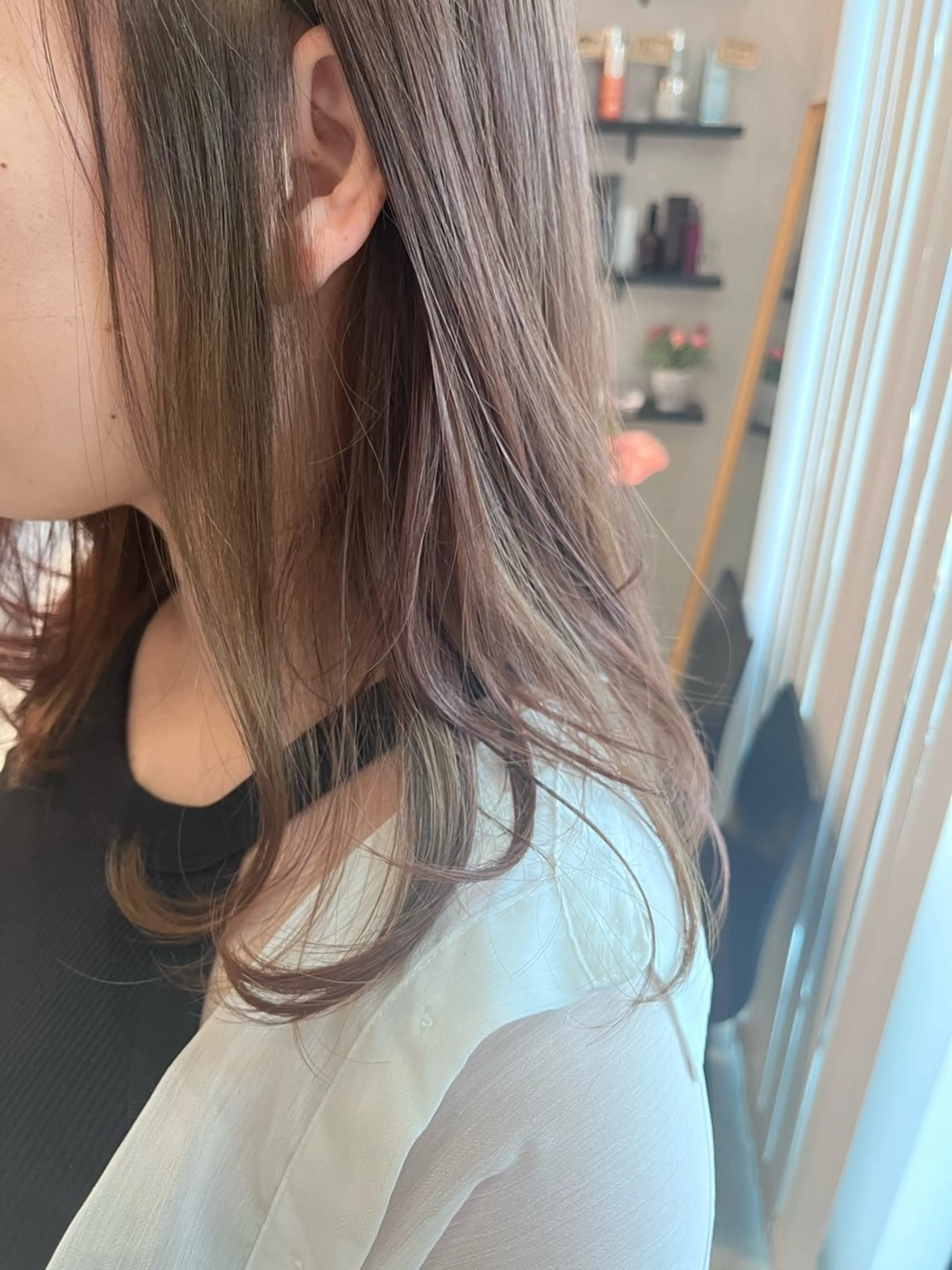 セミロング 垢抜け/イメチェン color🦩ちあきのヘアスタイル