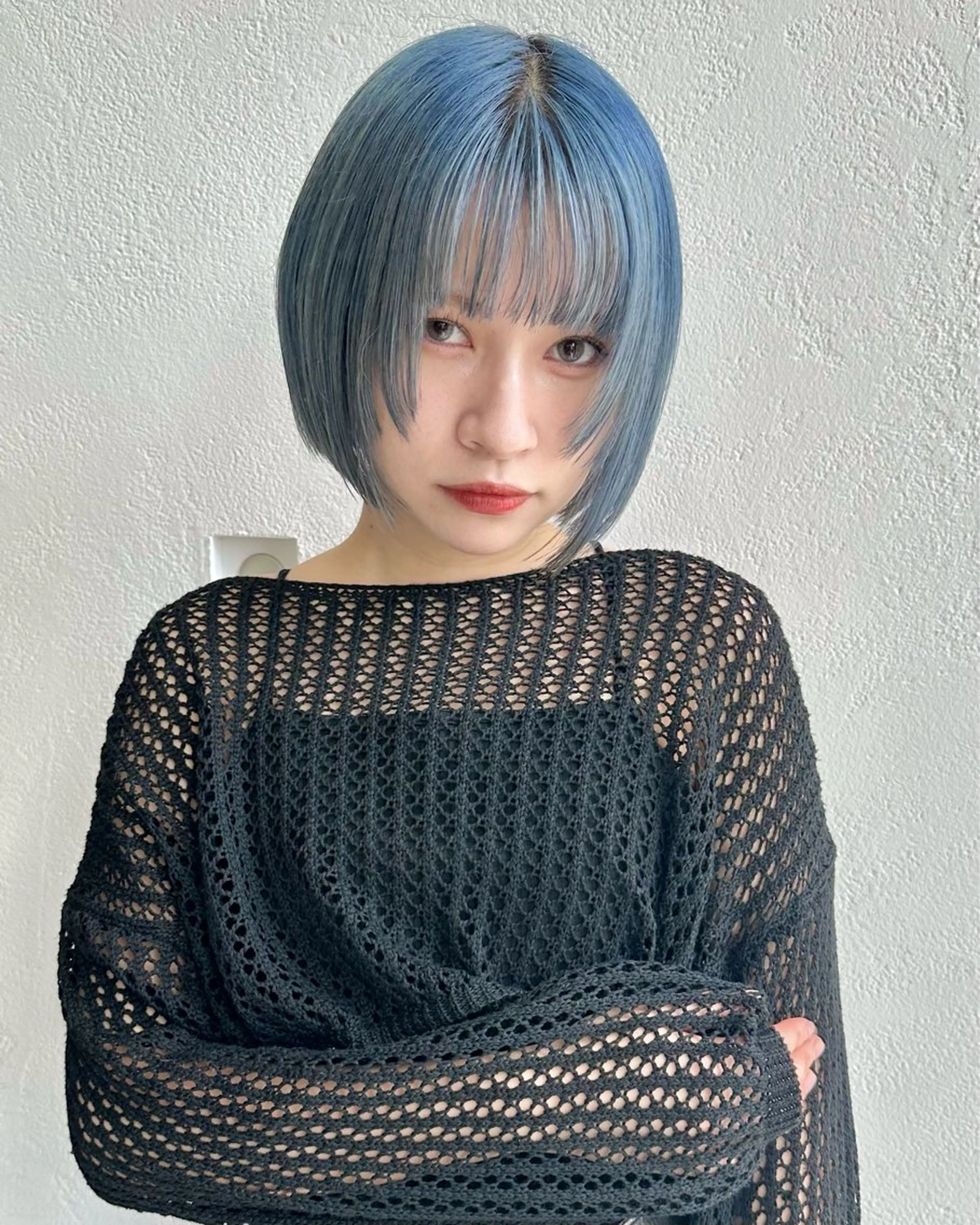 ミディアム カラー ブリーチ ブルーカラー ケアブリーチ ダブルカラー ハイトーンカラー カット ヘアカラー トリートメント インナーカラー/レイ ヤーカット♡/マキシのヘアスタイル