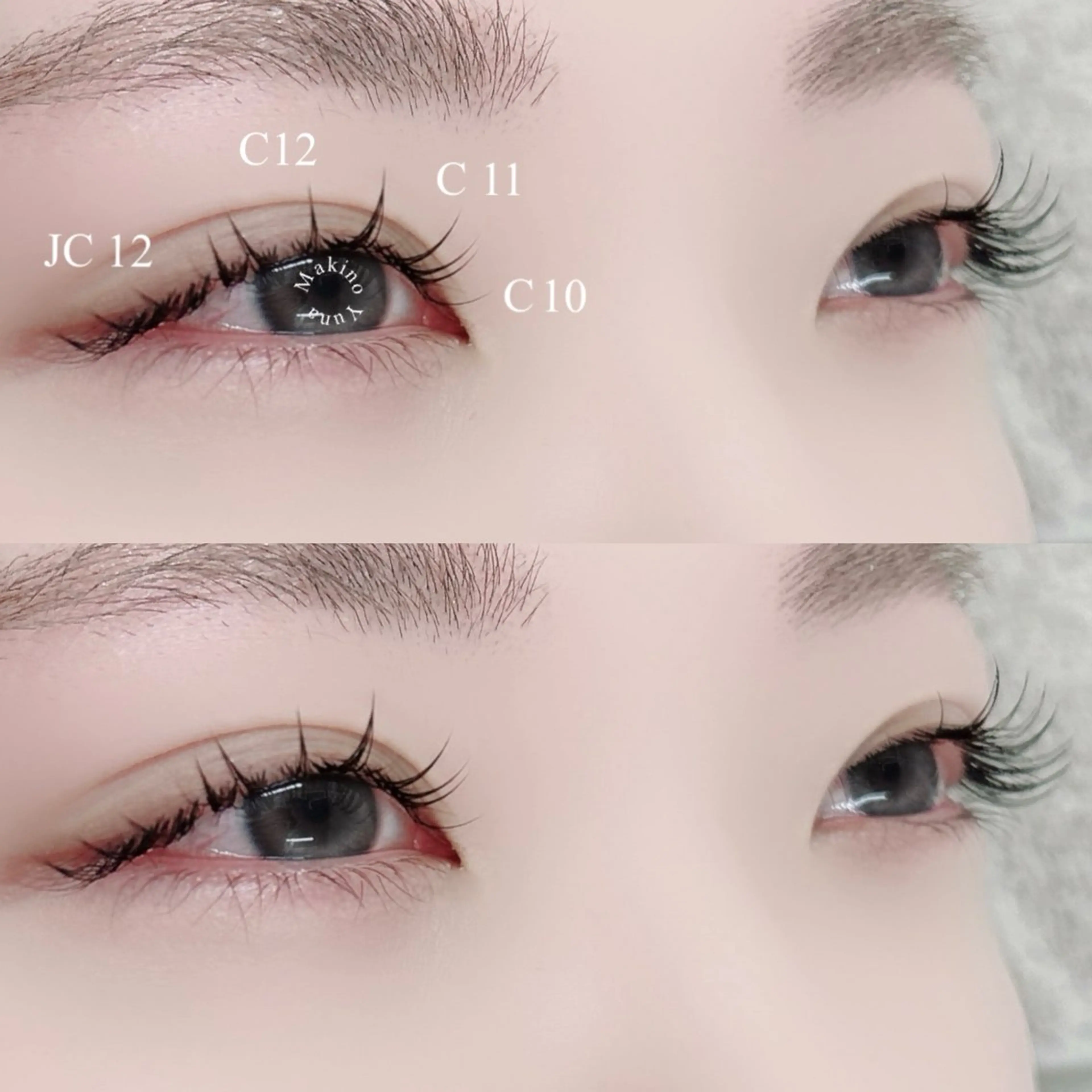 マツエク・マツパ マツエク EYE405河原町店所属・牧野 由奈のマツエク・マツパデザイン