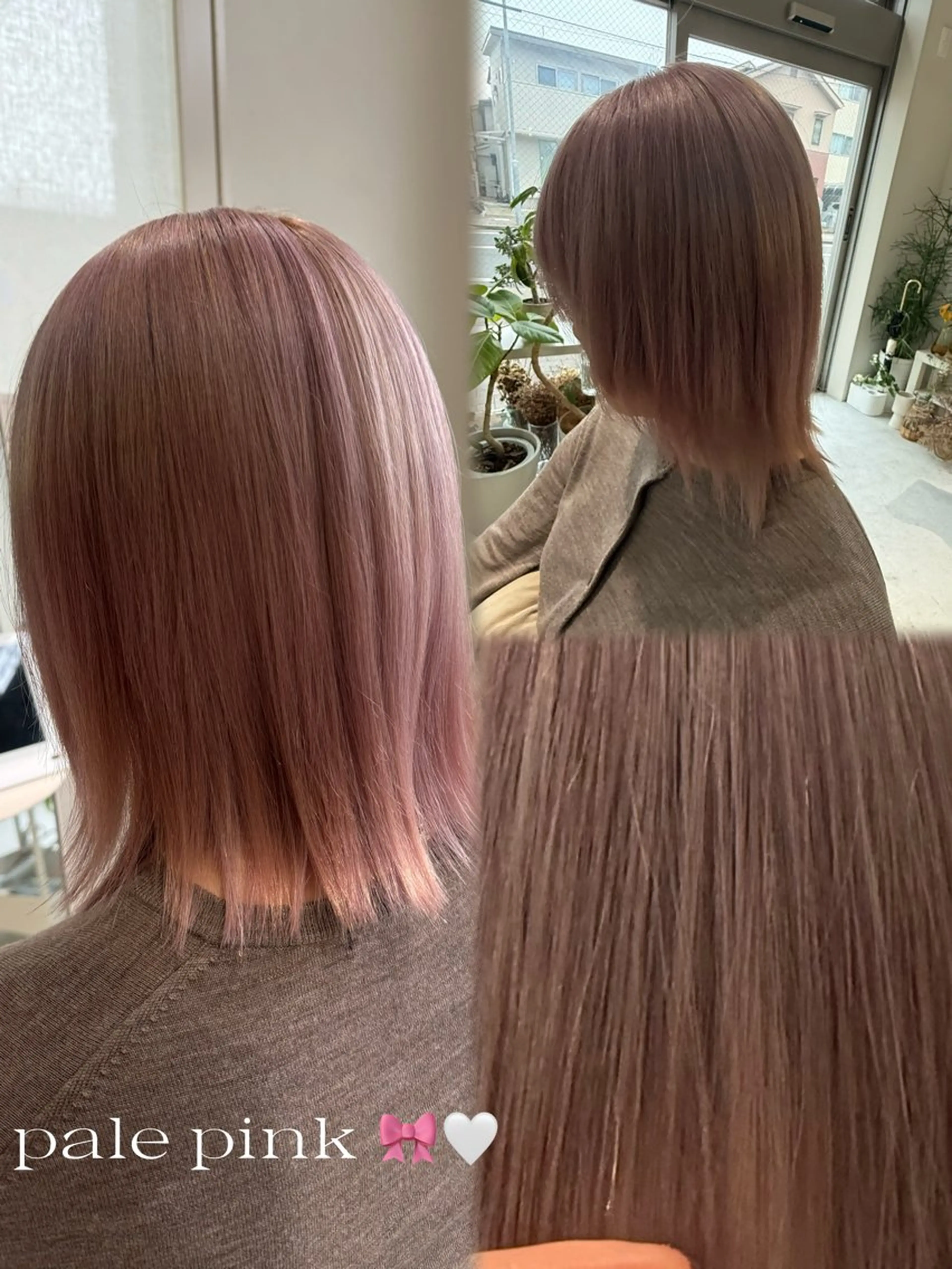 セミロング カラー 🎀花屋併設サロン 荘司まゆり🎀‪‪のヘアスタイル