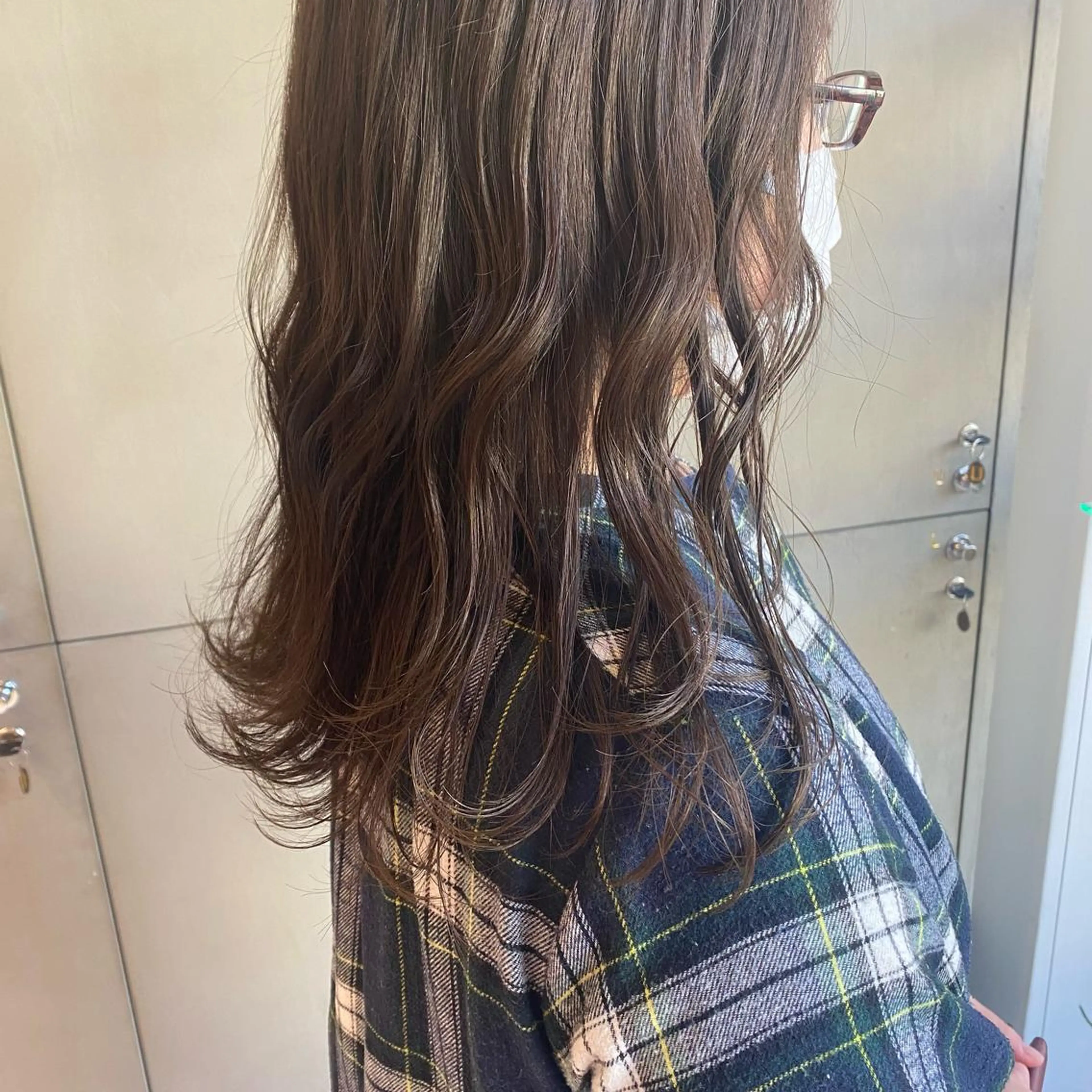 セミロング カラー ベージュカラー オリーブカラー ヘアカラー ｱｵﾇﾏﾐﾕ☁️ /ボブ/ハイトーン/のヘアスタイル