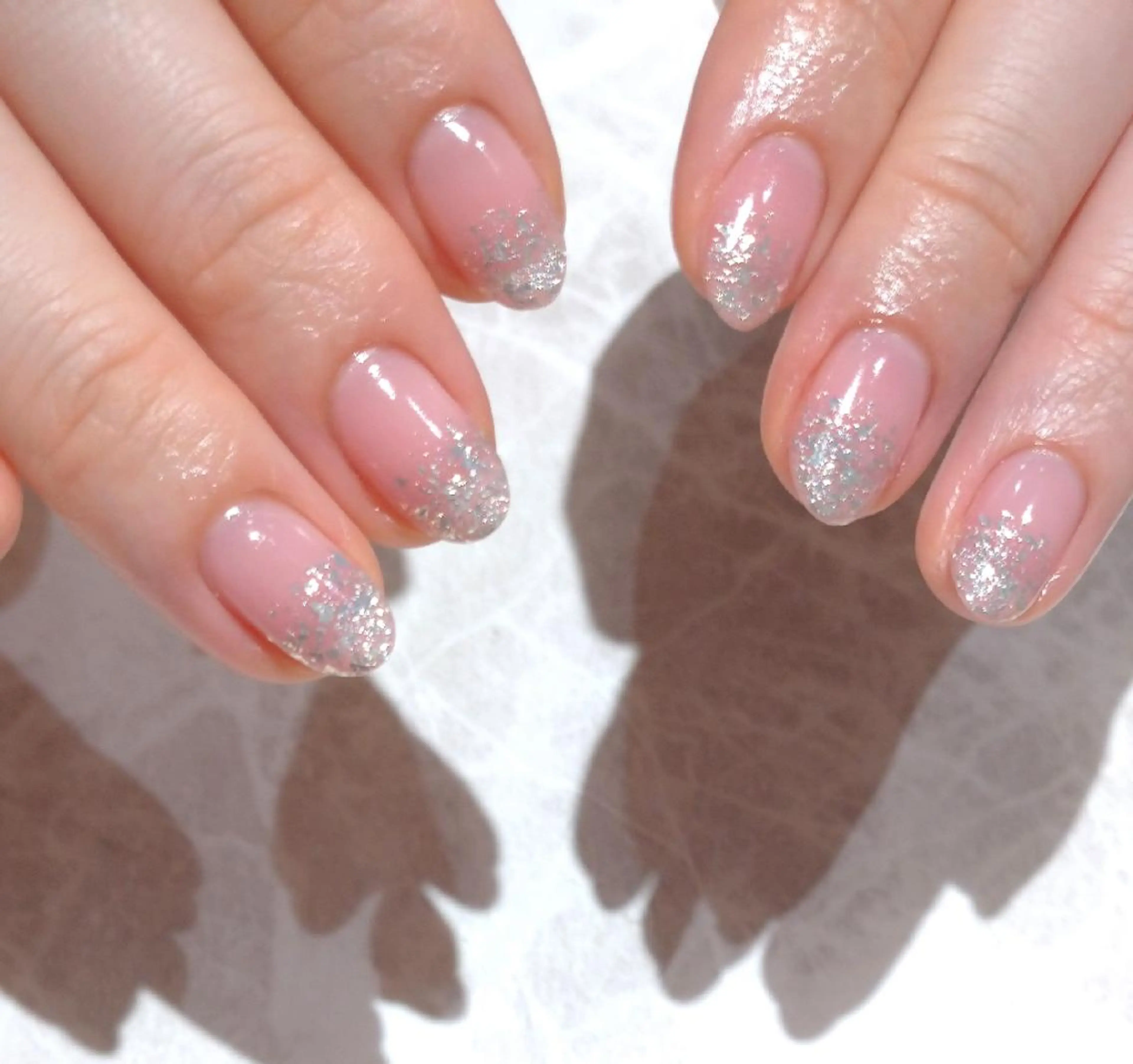 ネイル ラメ(グリッター) ハンドネイル 會田 瑠衣のネイルデザイン