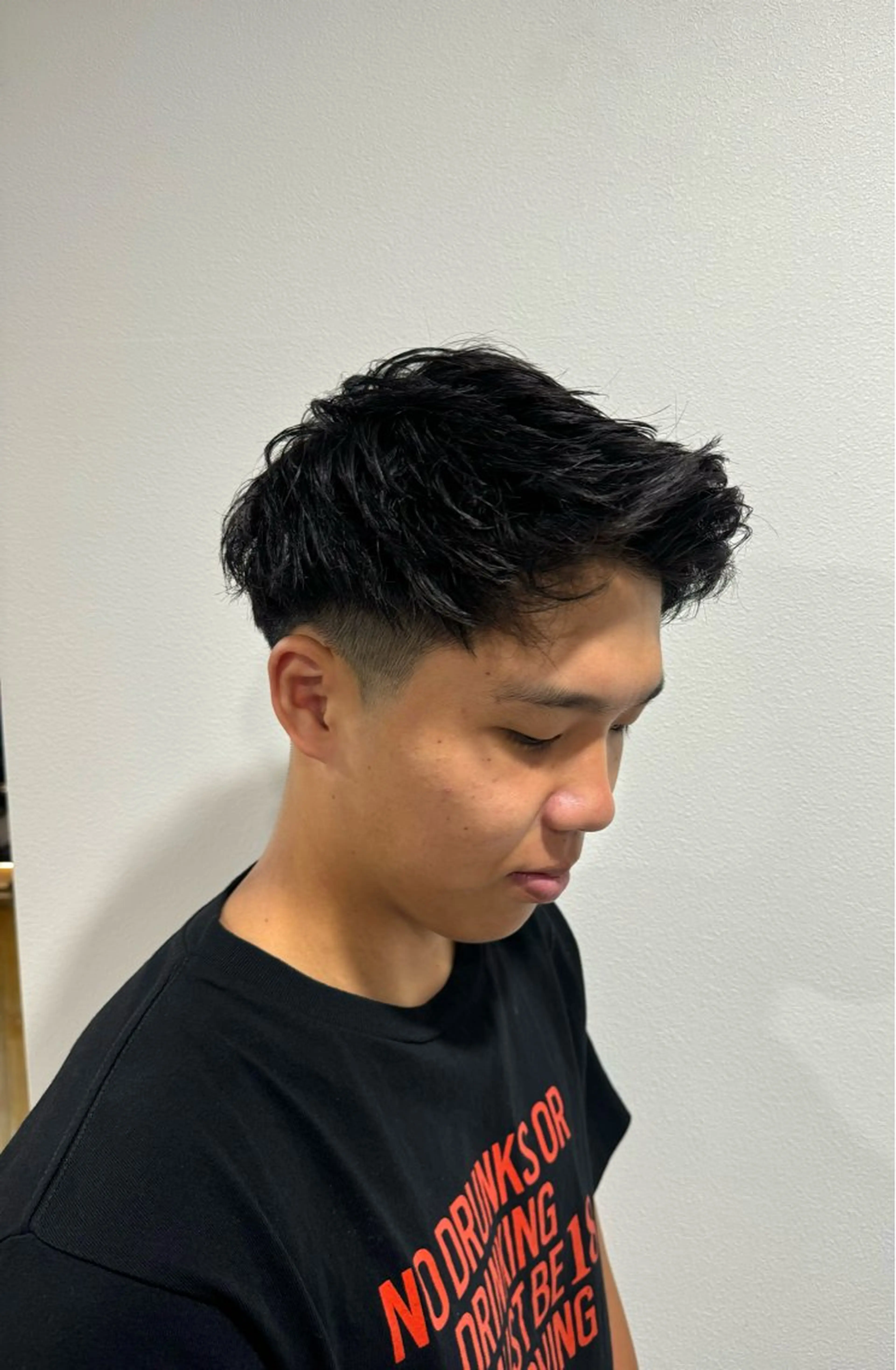 メンズ カット 平尾/艶カラー/ アッシュ系/中川誠大のヘアスタイル