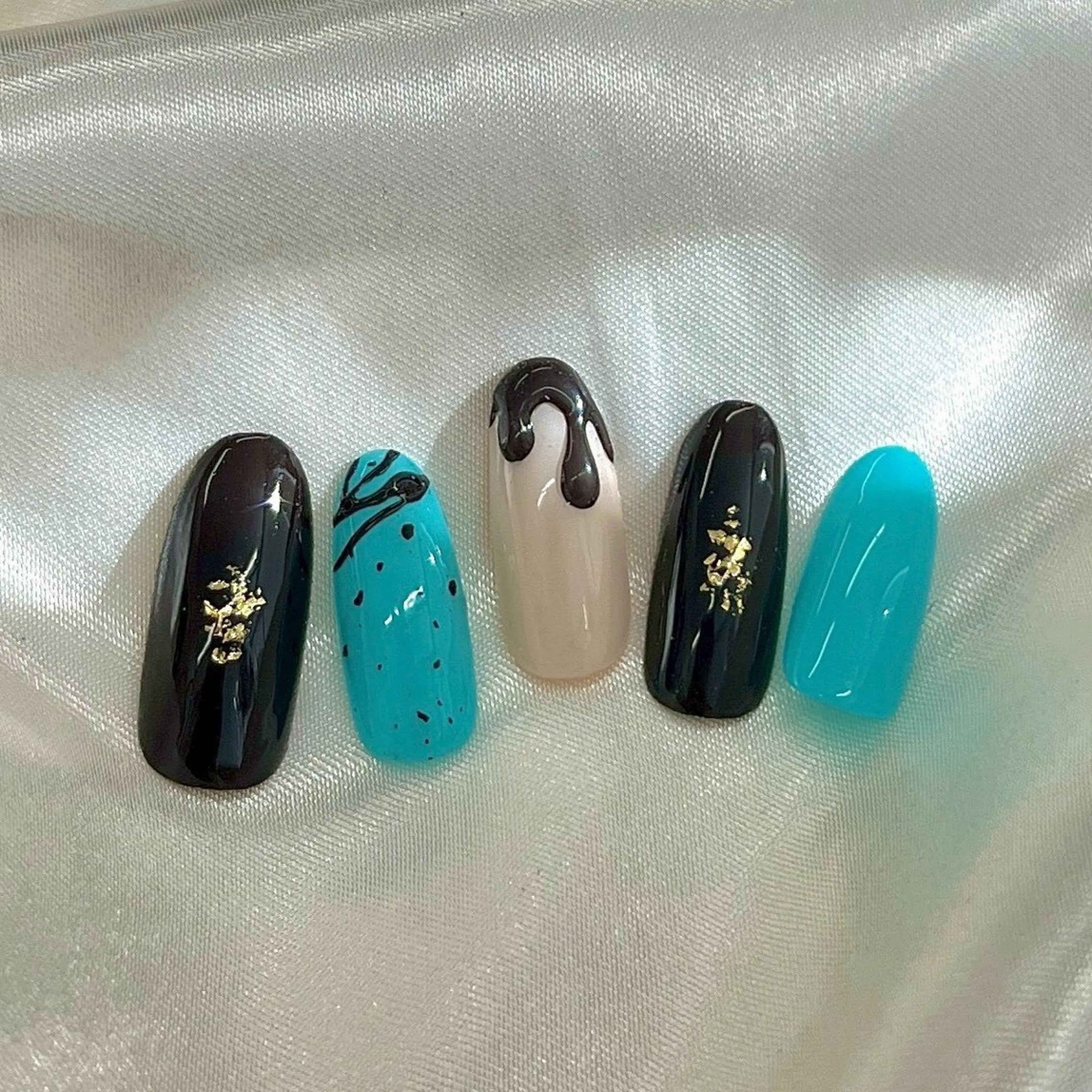 ネイル ⭐︎休業中の練習⭐︎ JNA認定講師髙橋のネイルデザイン