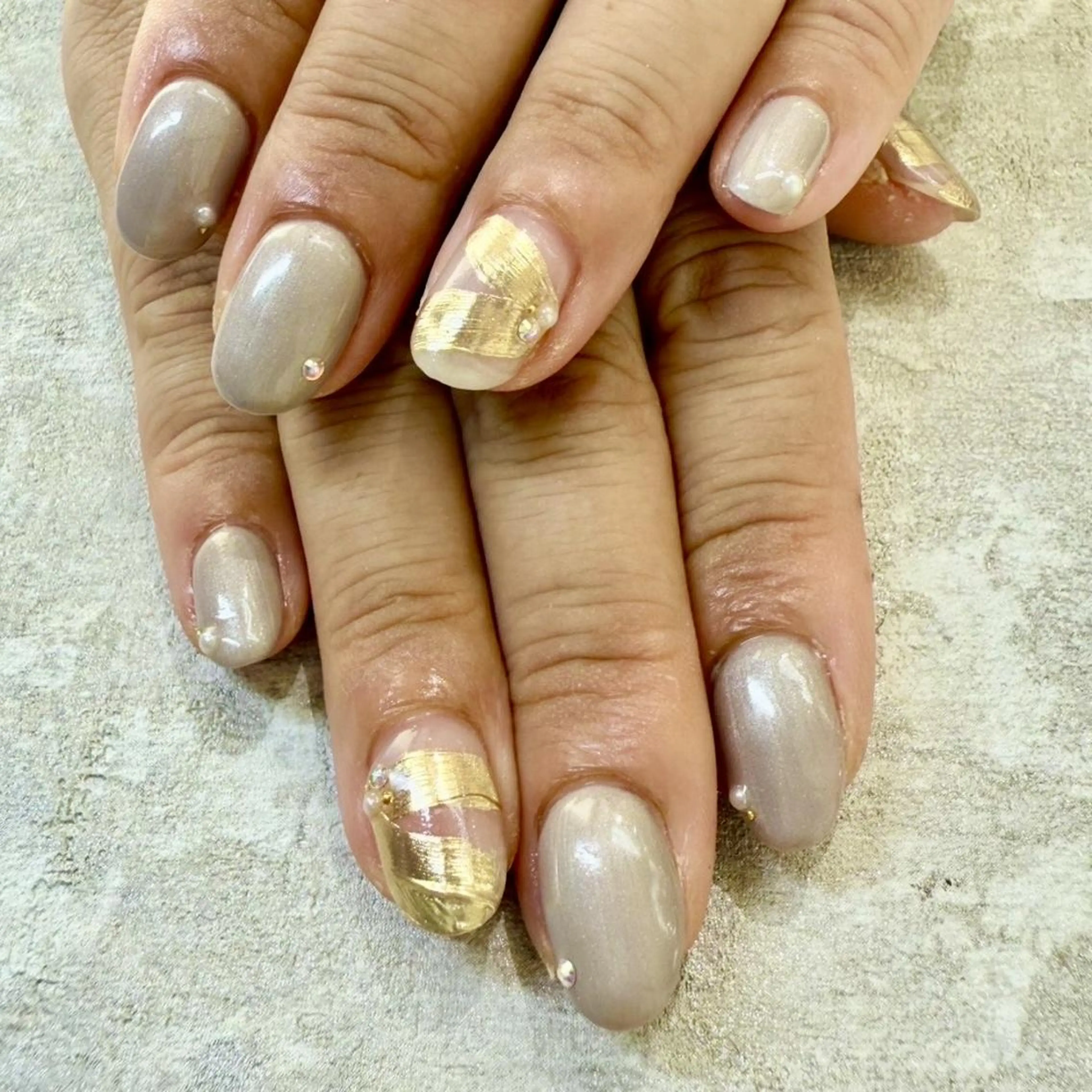 ネイル 小野里 七海のネイルデザイン