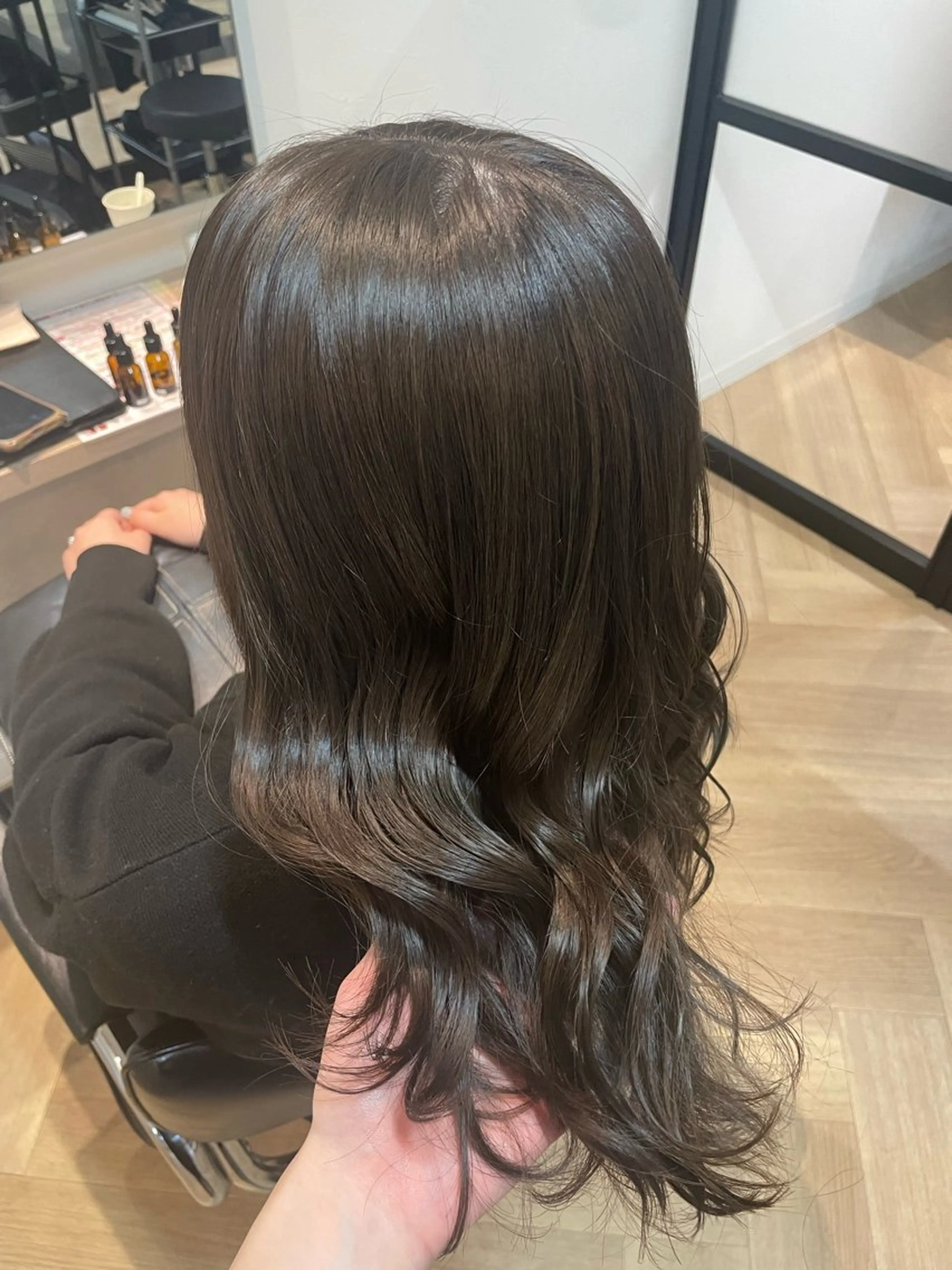 セミロング カラー カット ヘアカラー トリートメント tocca千葉店 /せりなのヘアスタイル