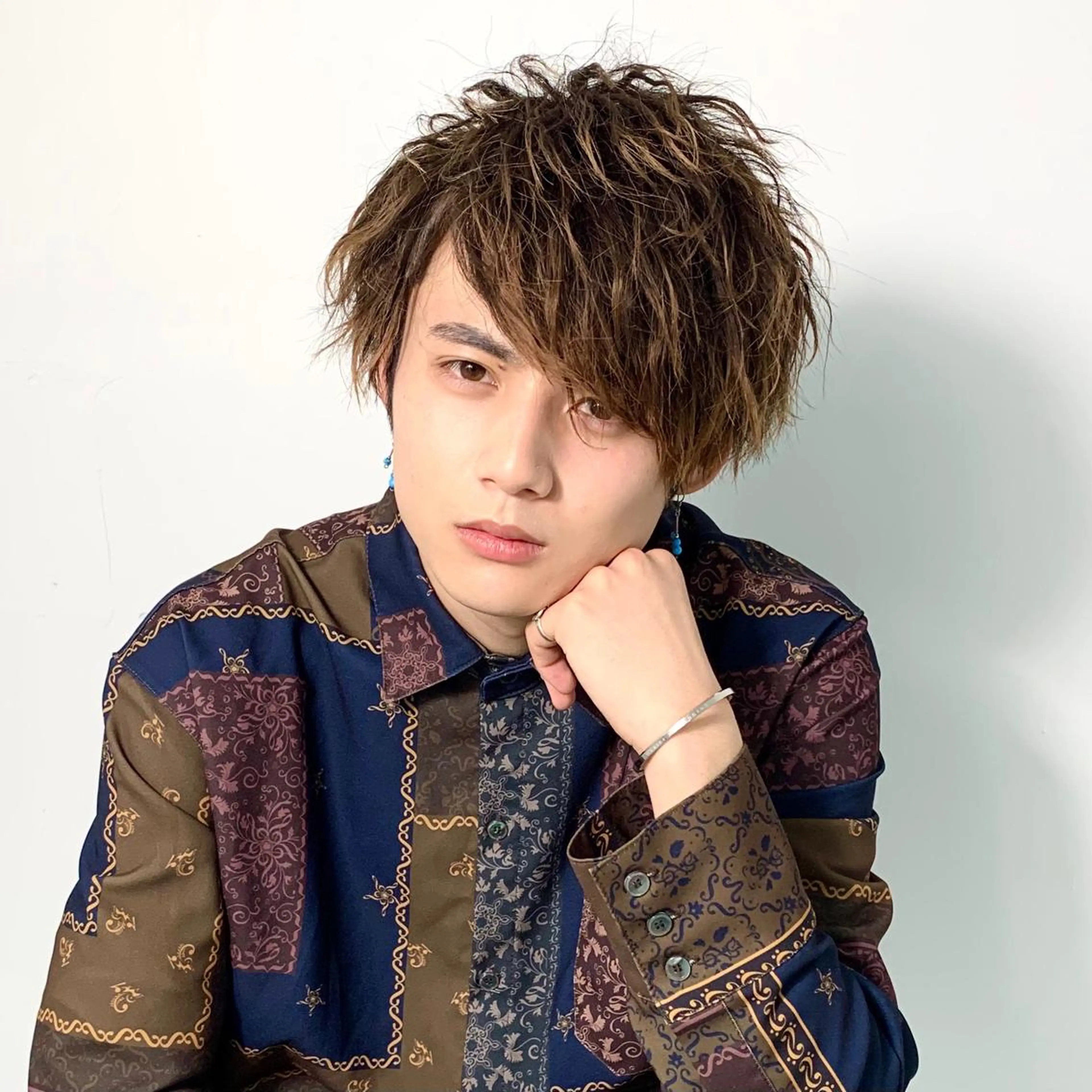 カラー パーマ ツイストパーマ カット パーマ 柏メンズカットパーマ NO.1タイチのヘアスタイル