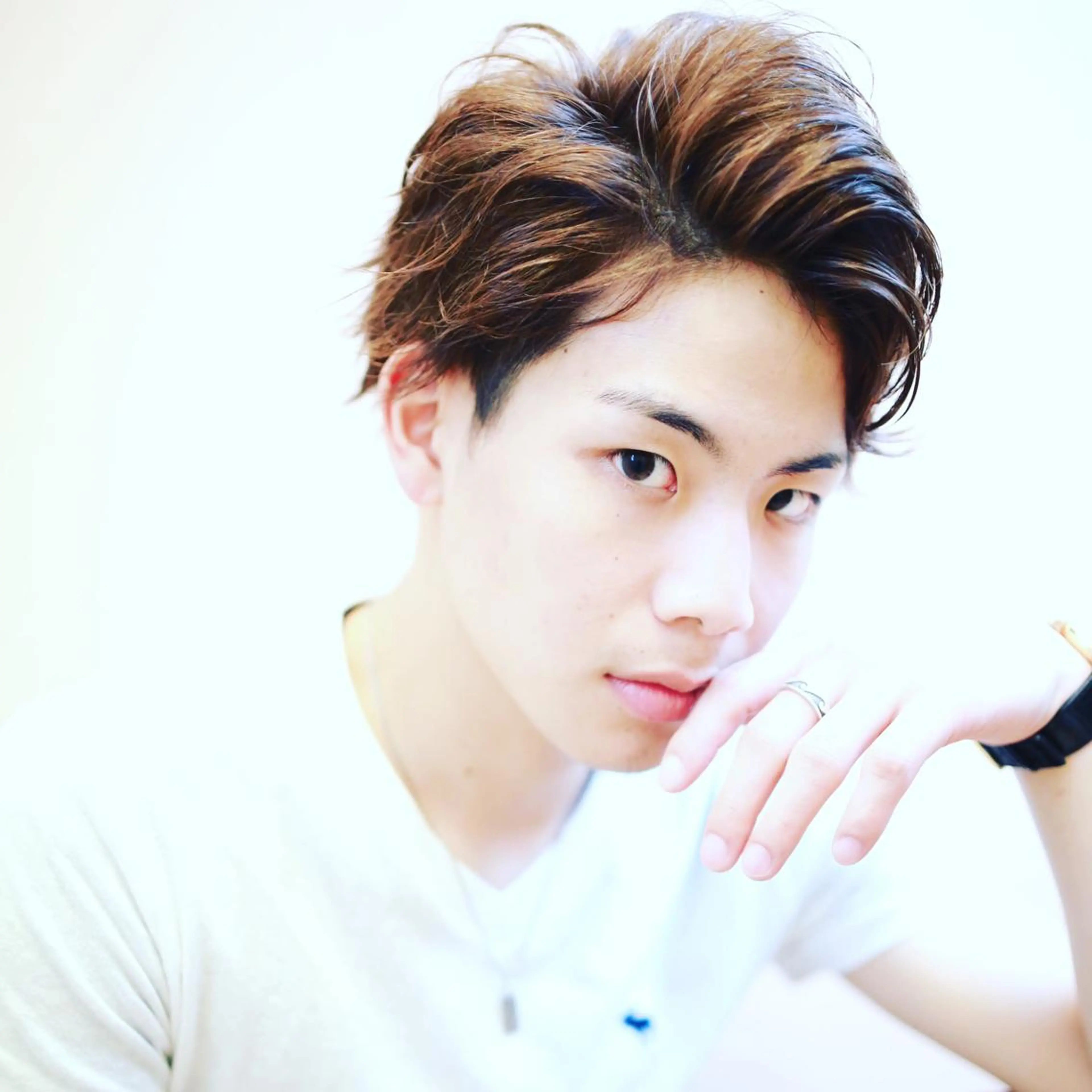 ショート カラー パーマ ヘアアレンジ メンズ キッズ ネイル マツエク・マツパ 子どものヘアアレンジ メンズブリーチ メンズハイライト ブリーチ グラデーションカラー カット ヘアカラー トリートメント premier modelsのヘアスタイル