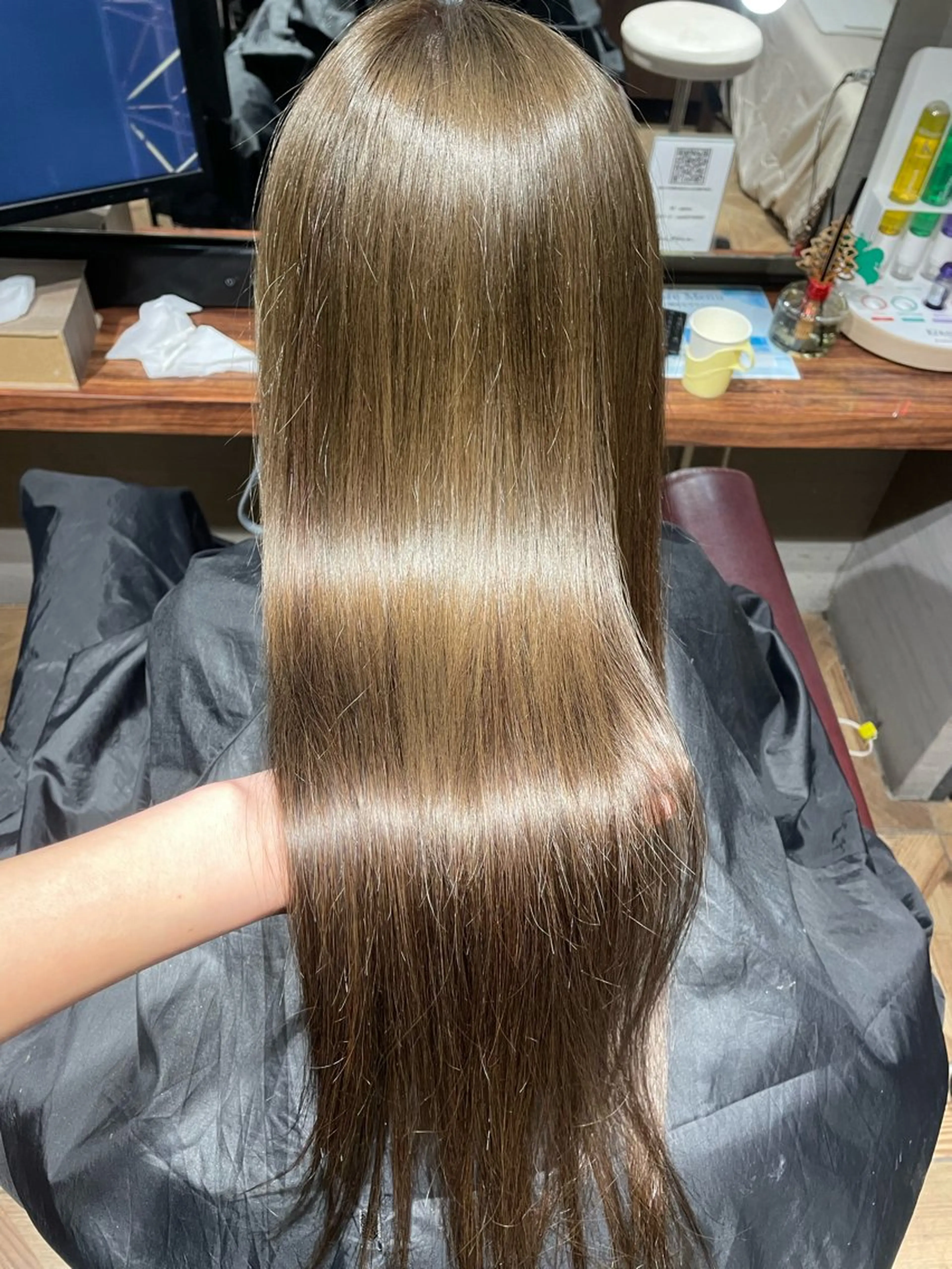 ロング エクステ トリートメント 𝙃𝘼𝙍𝙐🎀 韓国×エクステのヘアスタイル