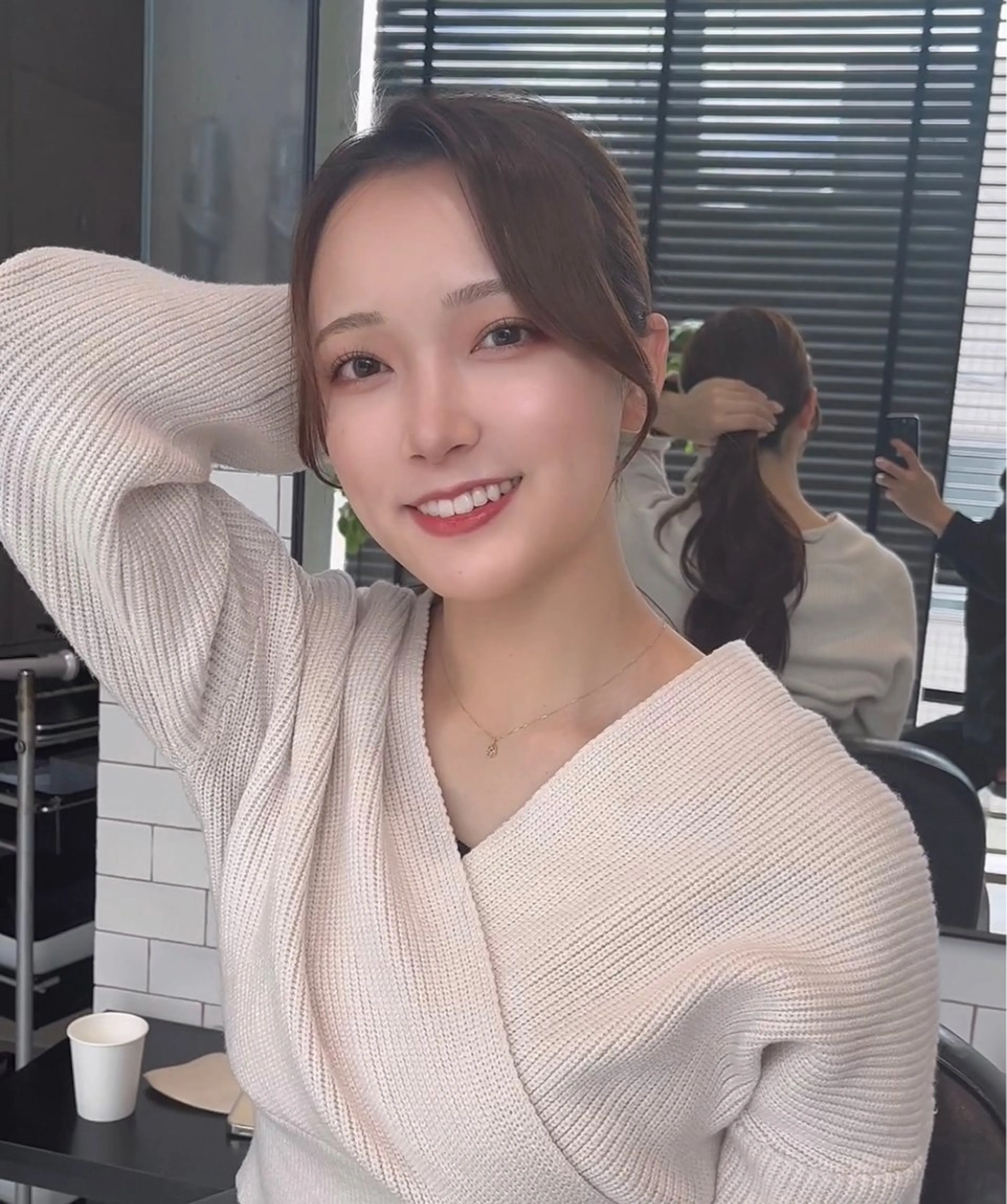 ミディアム カラー カット ヘアカラー トリートメント 🌫️大人韓国ヘア 🌫️naoyaのヘアスタイル