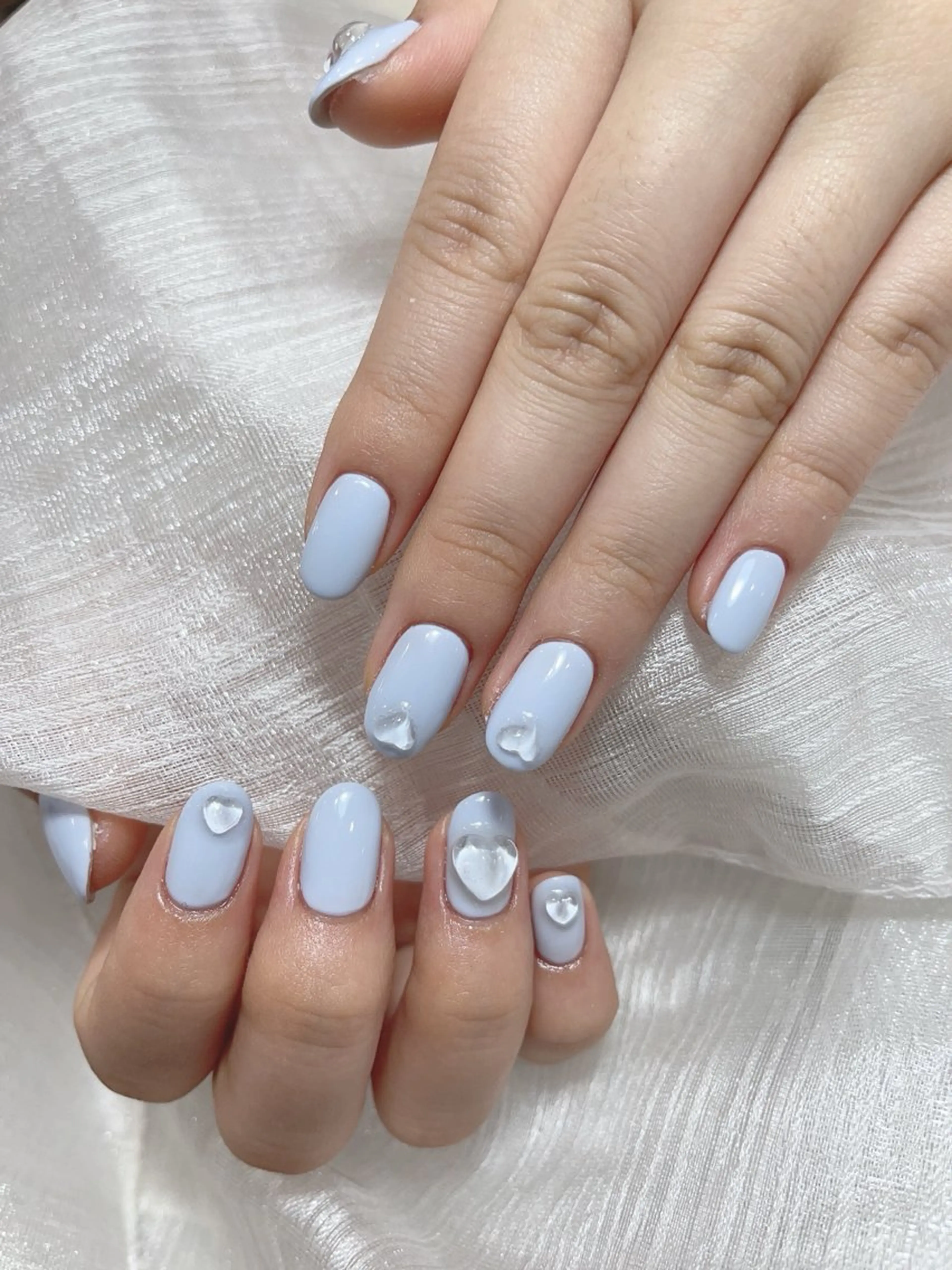 ネイル アートネイル フラッシュネイル フレンチネイル ガラスフレンチ グラデーション M2beauty Renaのネイルデザイン