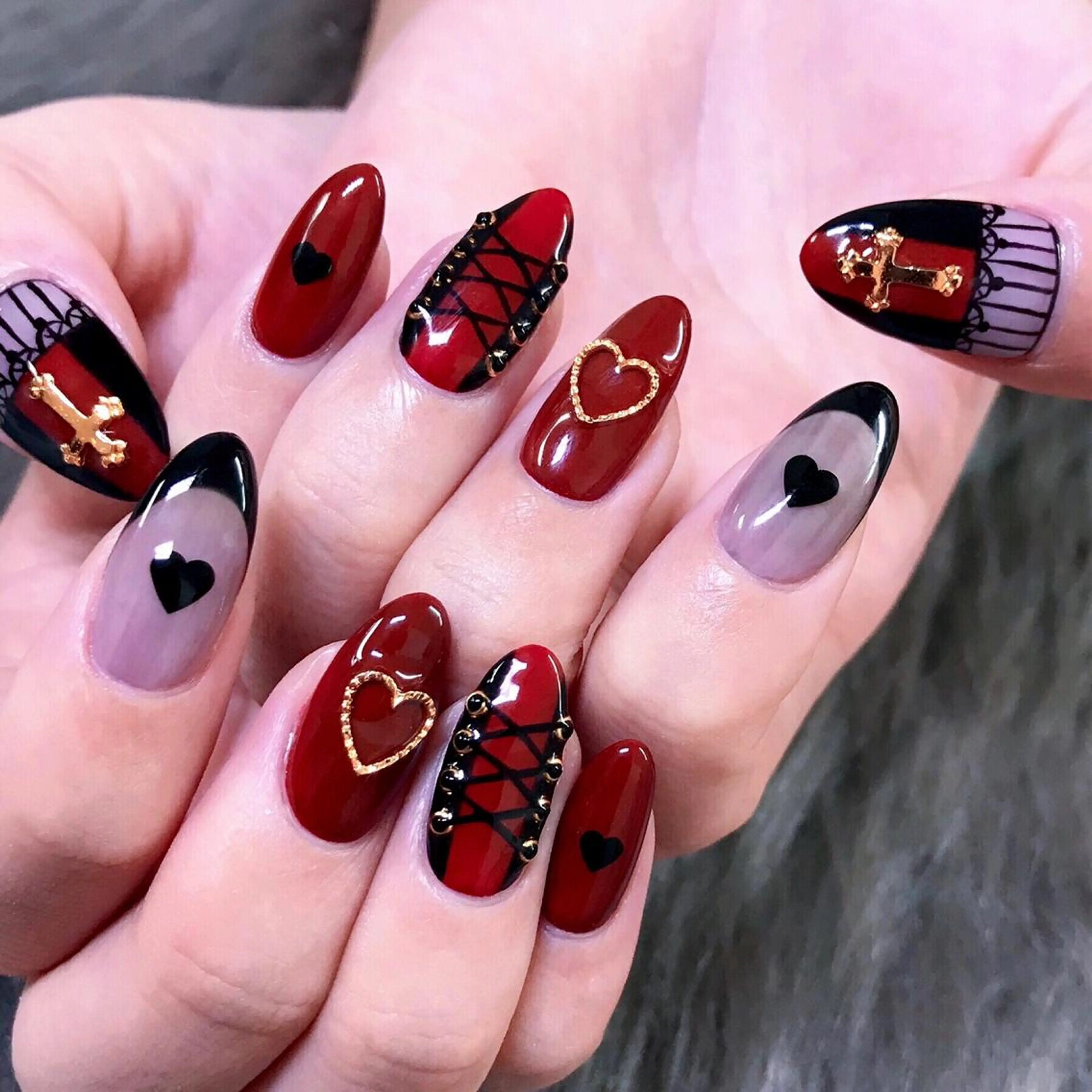 ネイル ハンドネイル NOIROUGE所属・NOI ROUGEのネイルデザイン