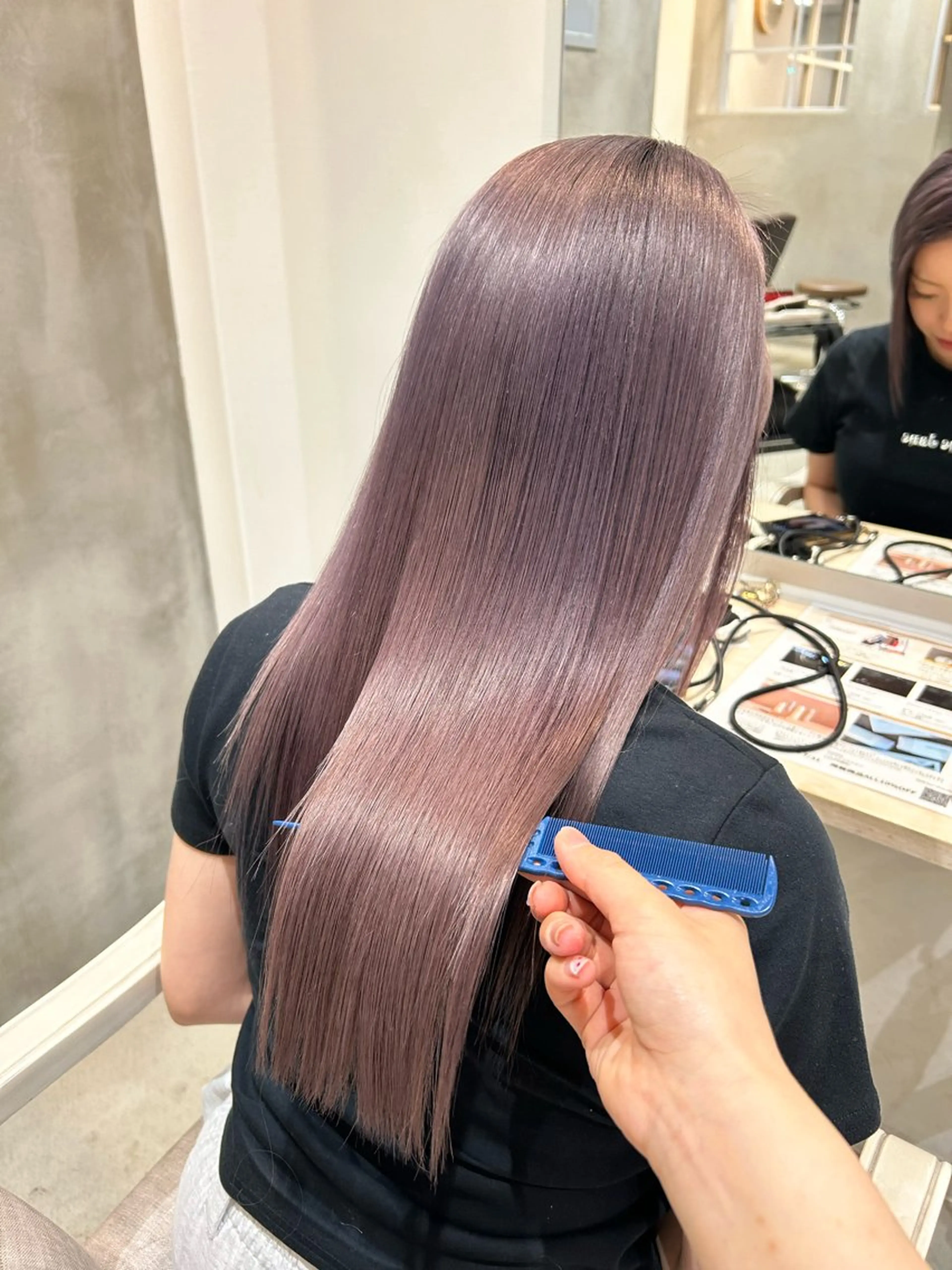 カラー miu🌝 ハイライト/一宮のヘアスタイル