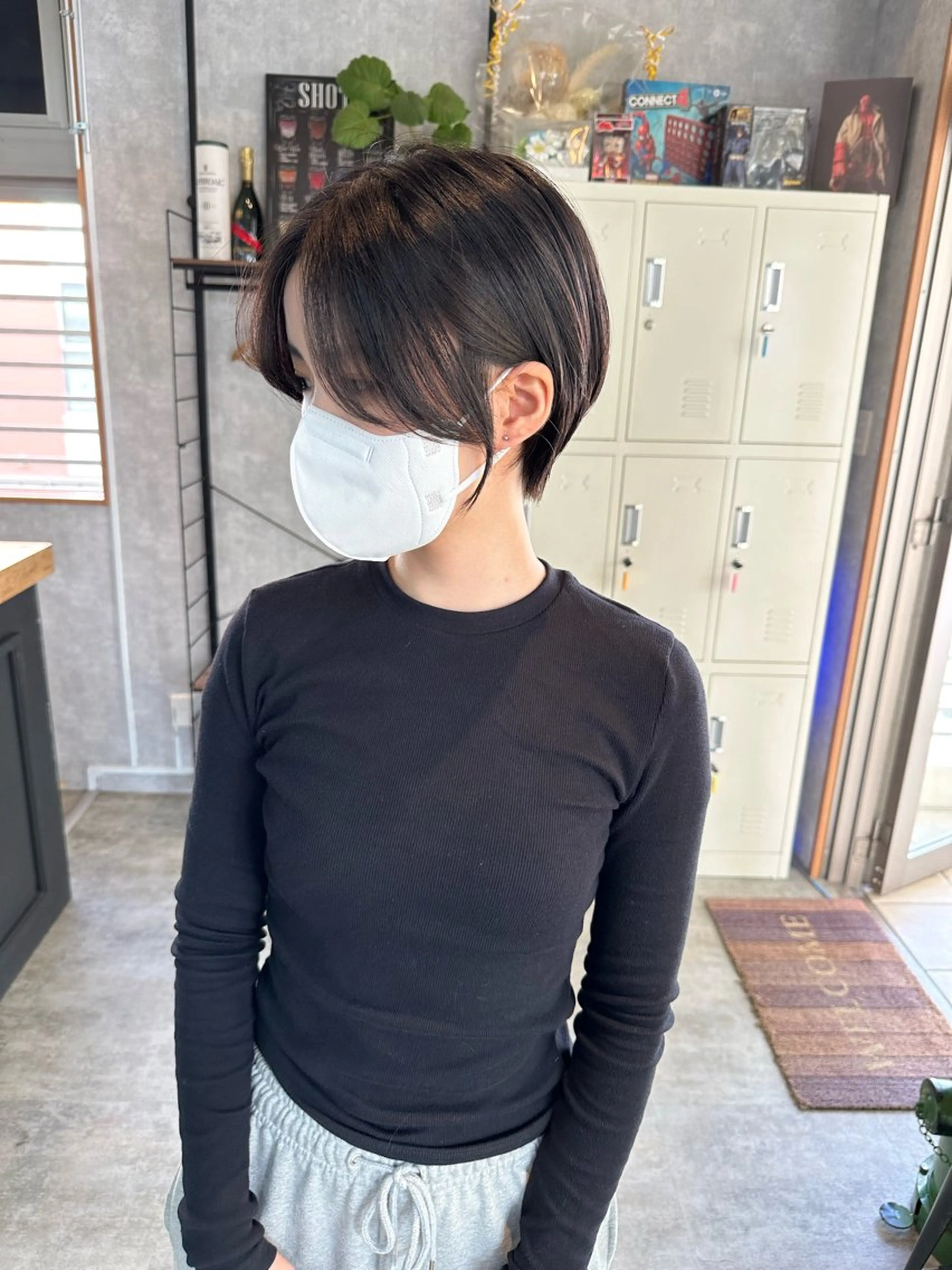 ショート 切りっぱなしボブ ショートボブ ハンサムショート 丸みショート ボブ C’LD hair  produce /シールドヘア所属・モテ髪/ボブ/ショー ト/アダチフウトのヘアスタイル