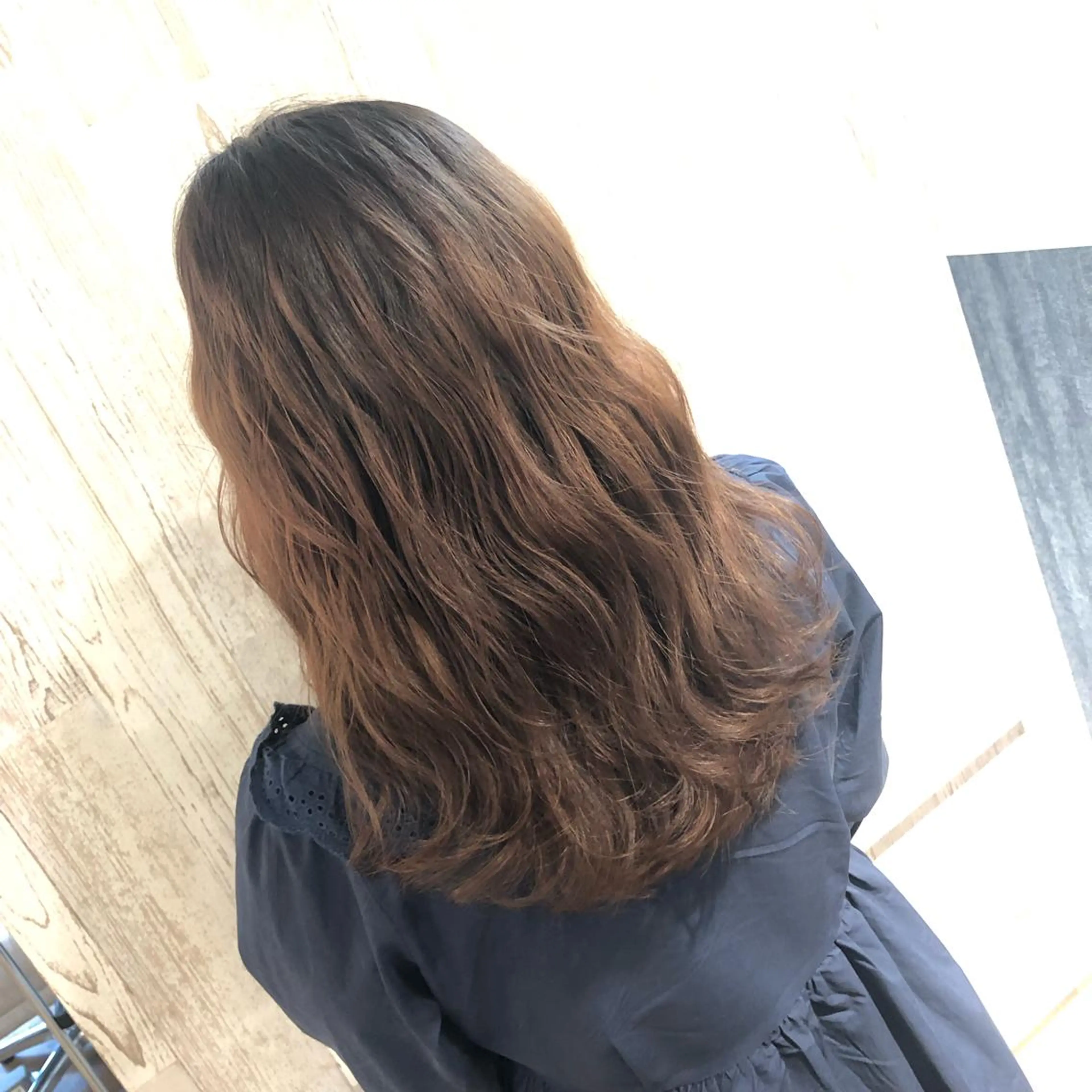 セミロング 大場 優のヘアスタイル
