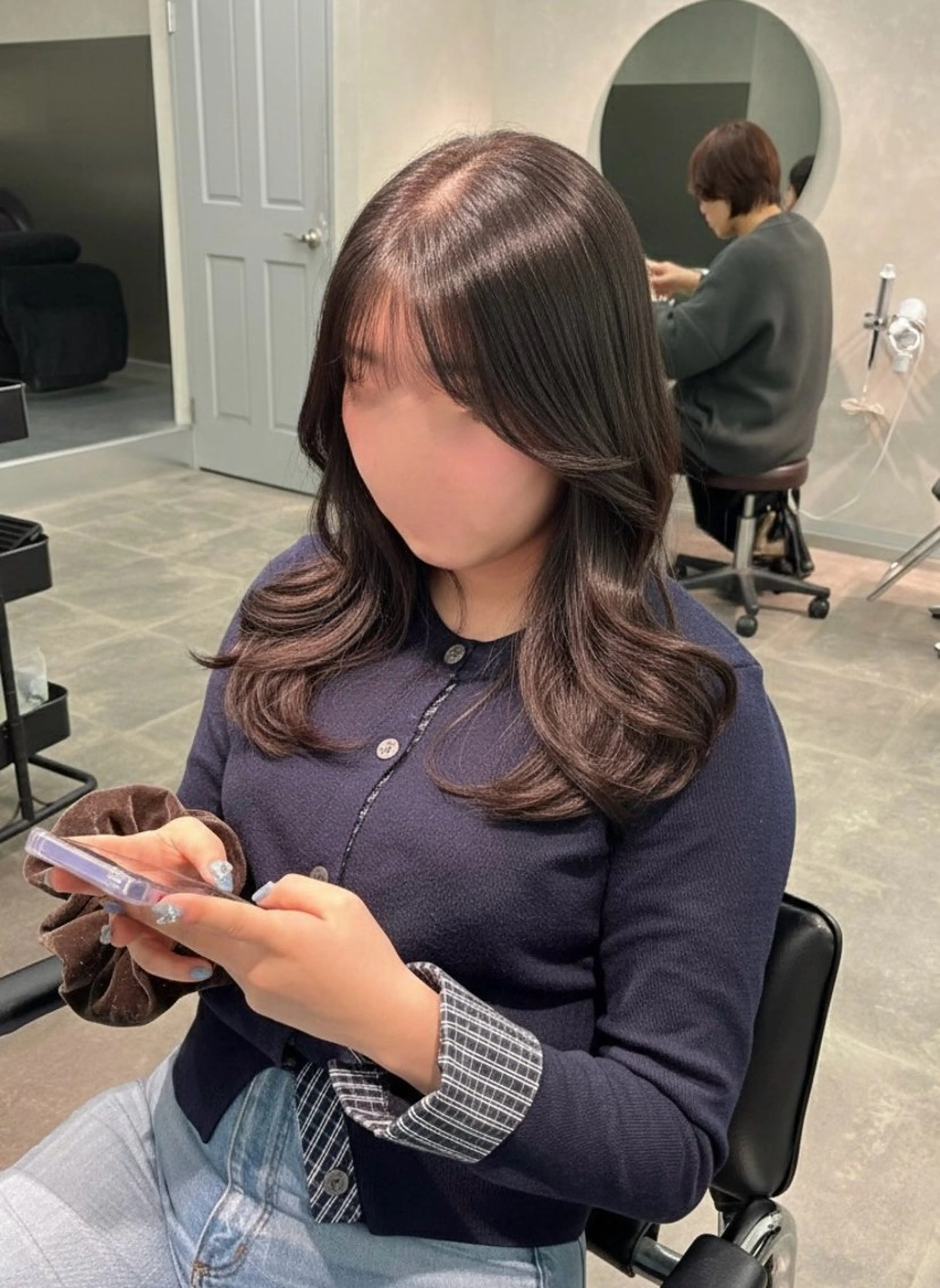 ロング カット 韓国ヘア🇰🇷🎀 山本うららのヘアスタイル