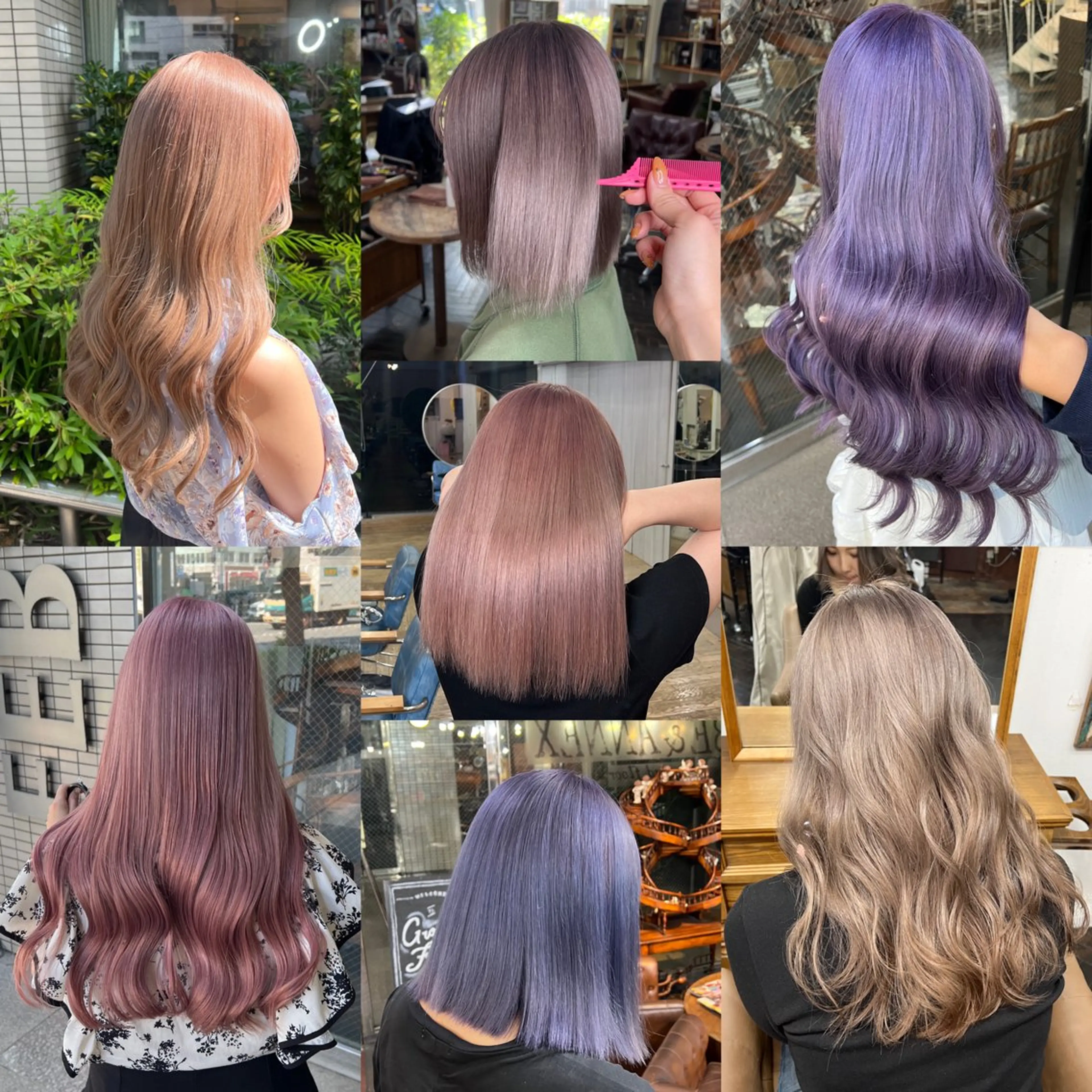 ロング カラー レイヤー/ボブ/ ミニボブ/AOIのヘアスタイル