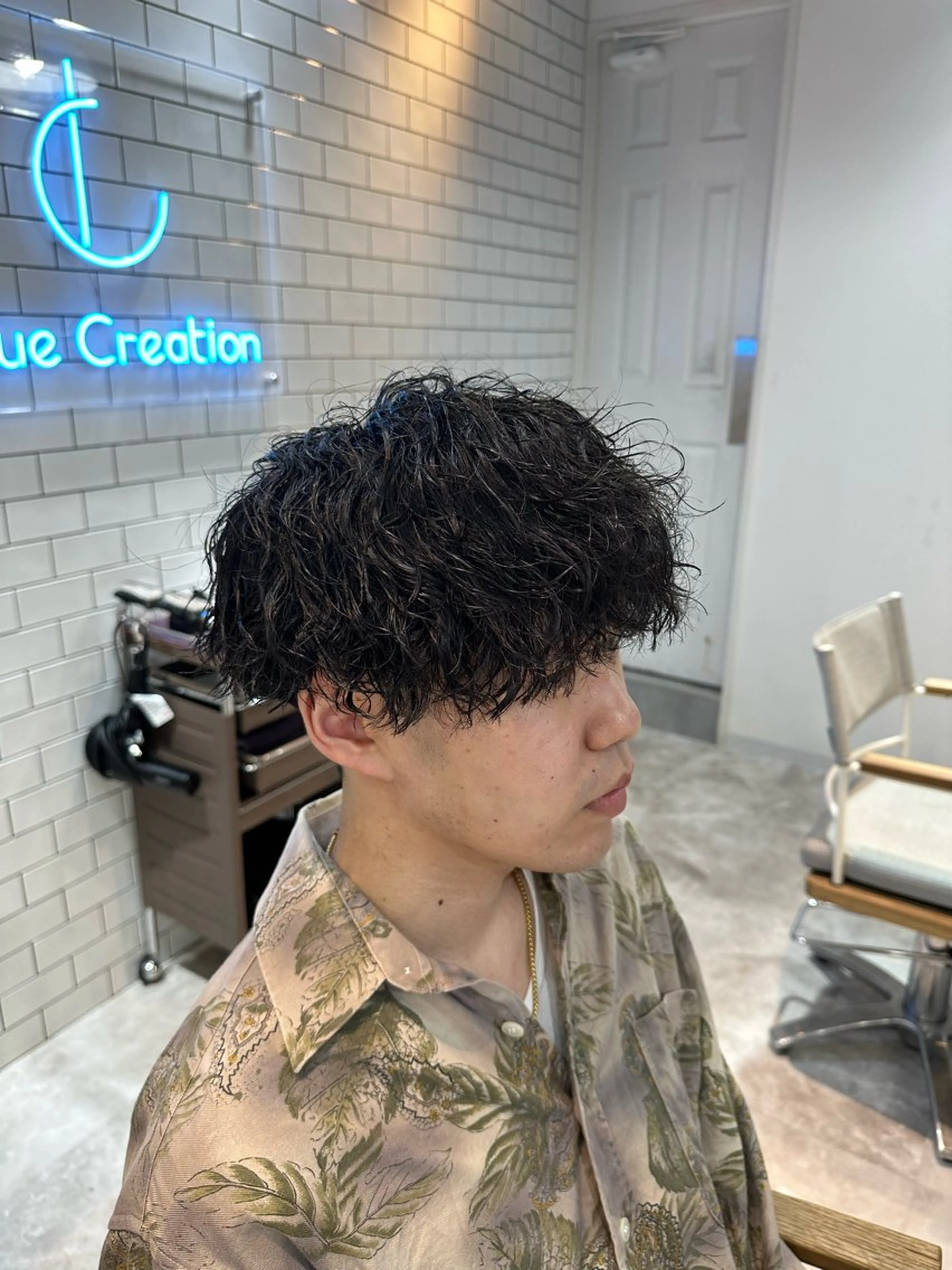 パーマ メンズ カット パーマ 💎メンズカット ／フェザー／細野💎のヘアスタイル