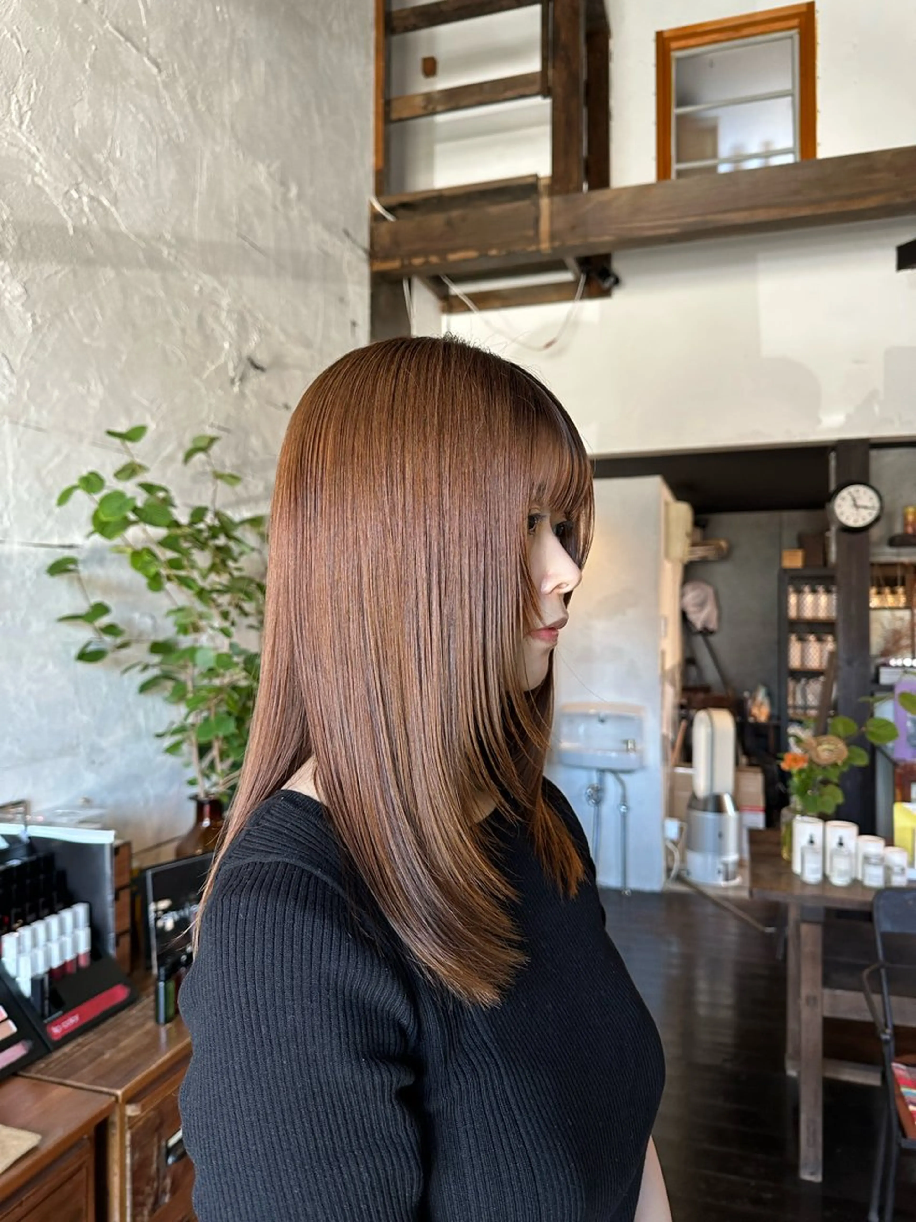 セミロング 顔まわりレイヤー レイヤーカット 🦖ノザワ リンカ🦖のヘアスタイル