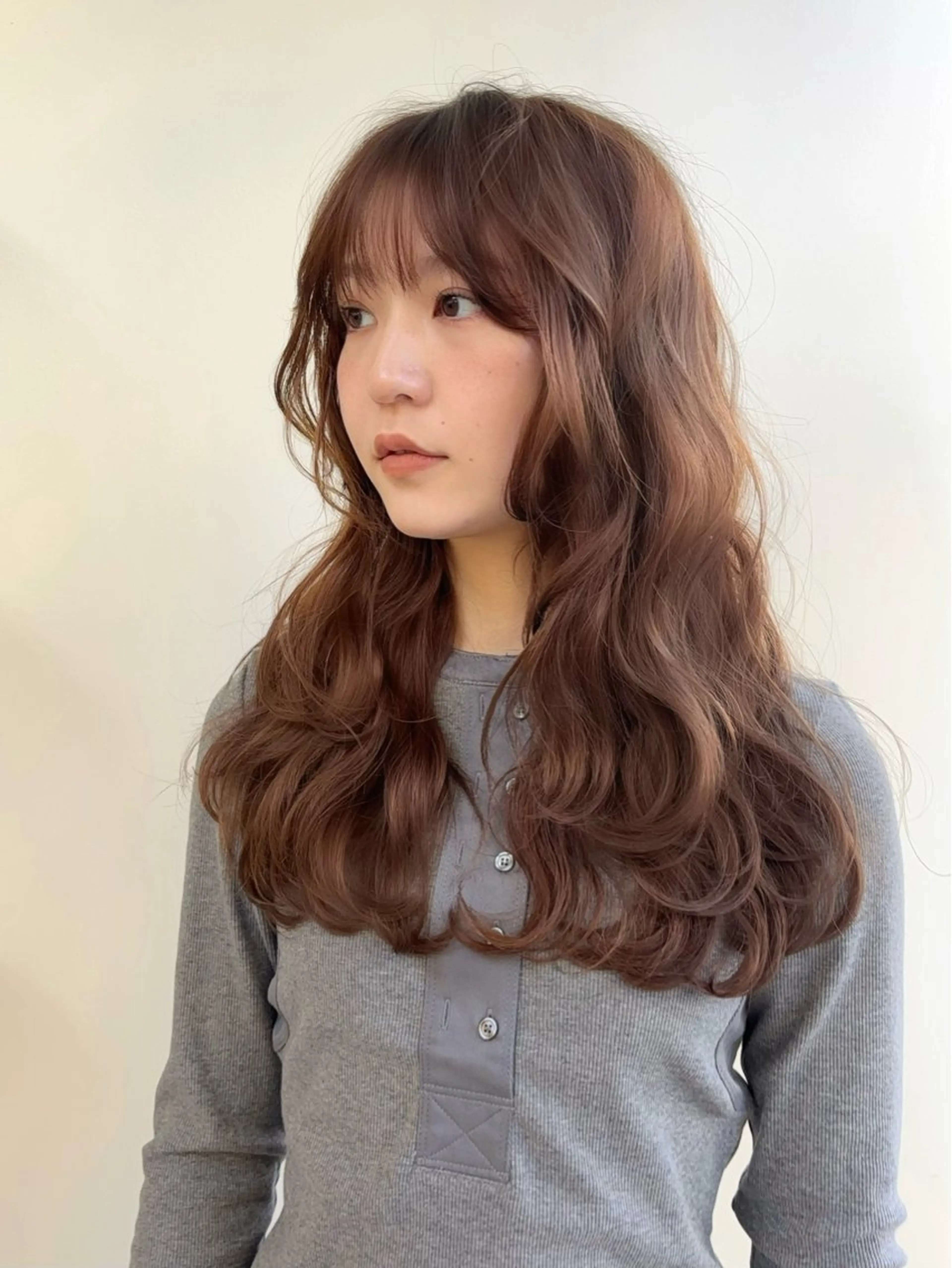 ロング カット ヘアカラー トリートメント 🩶透明感カラー×レ イヤー/miho🩶のヘアスタイル