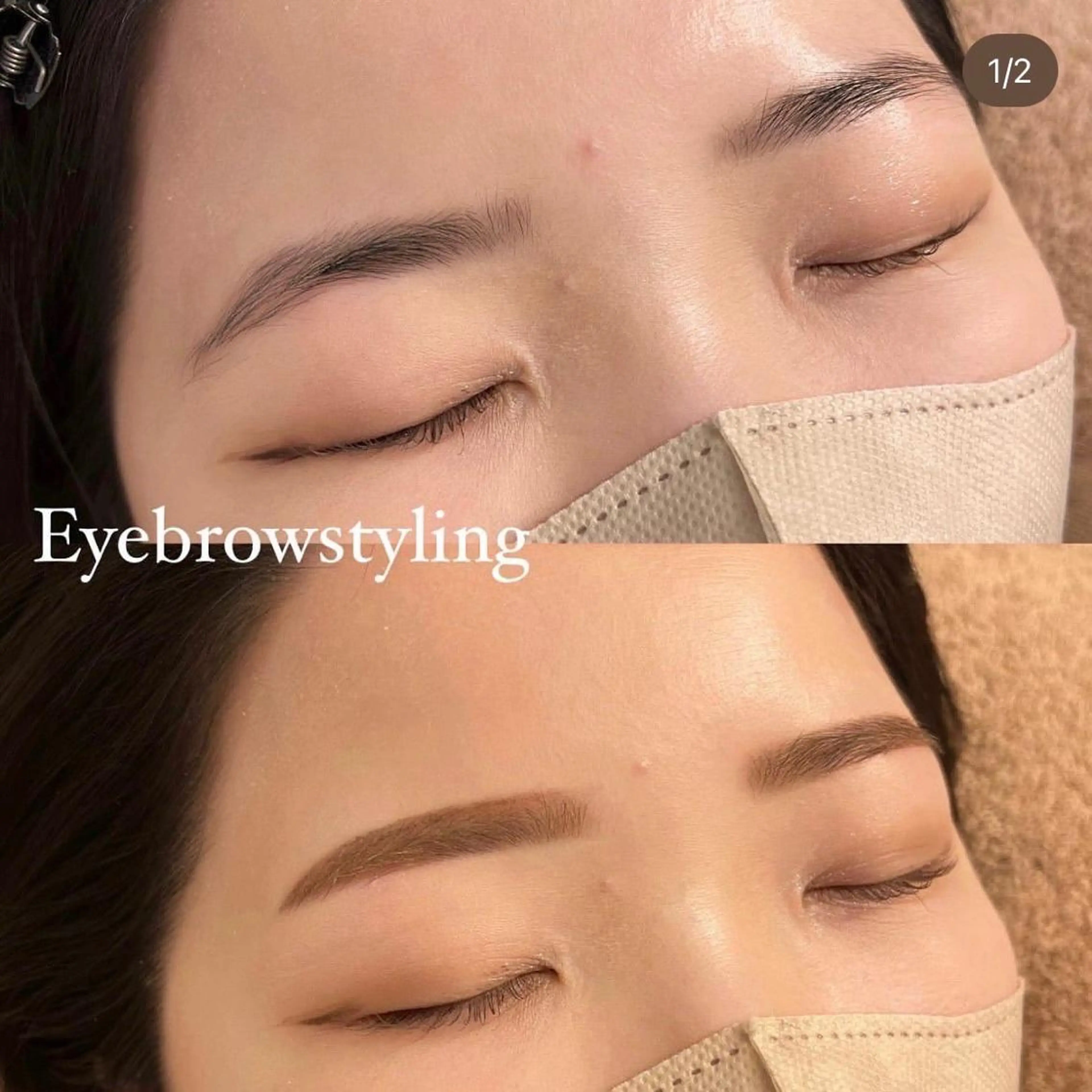 【ふとした横顔まで美しく♪】アイブロウwax +無料こめかみWaxの写真