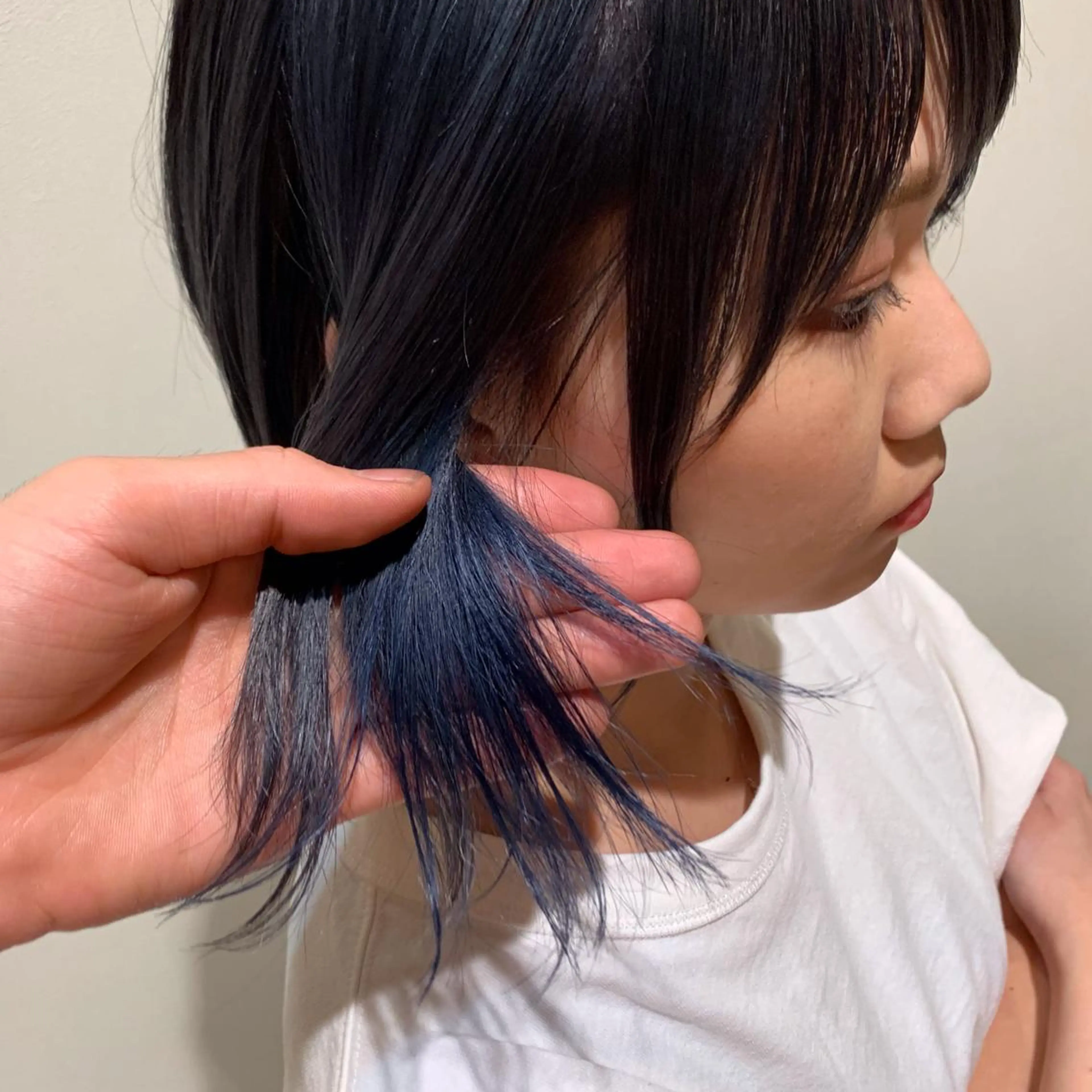 ミディアム カラー ブリーチダブルカラー 【koide】のヘアスタイル